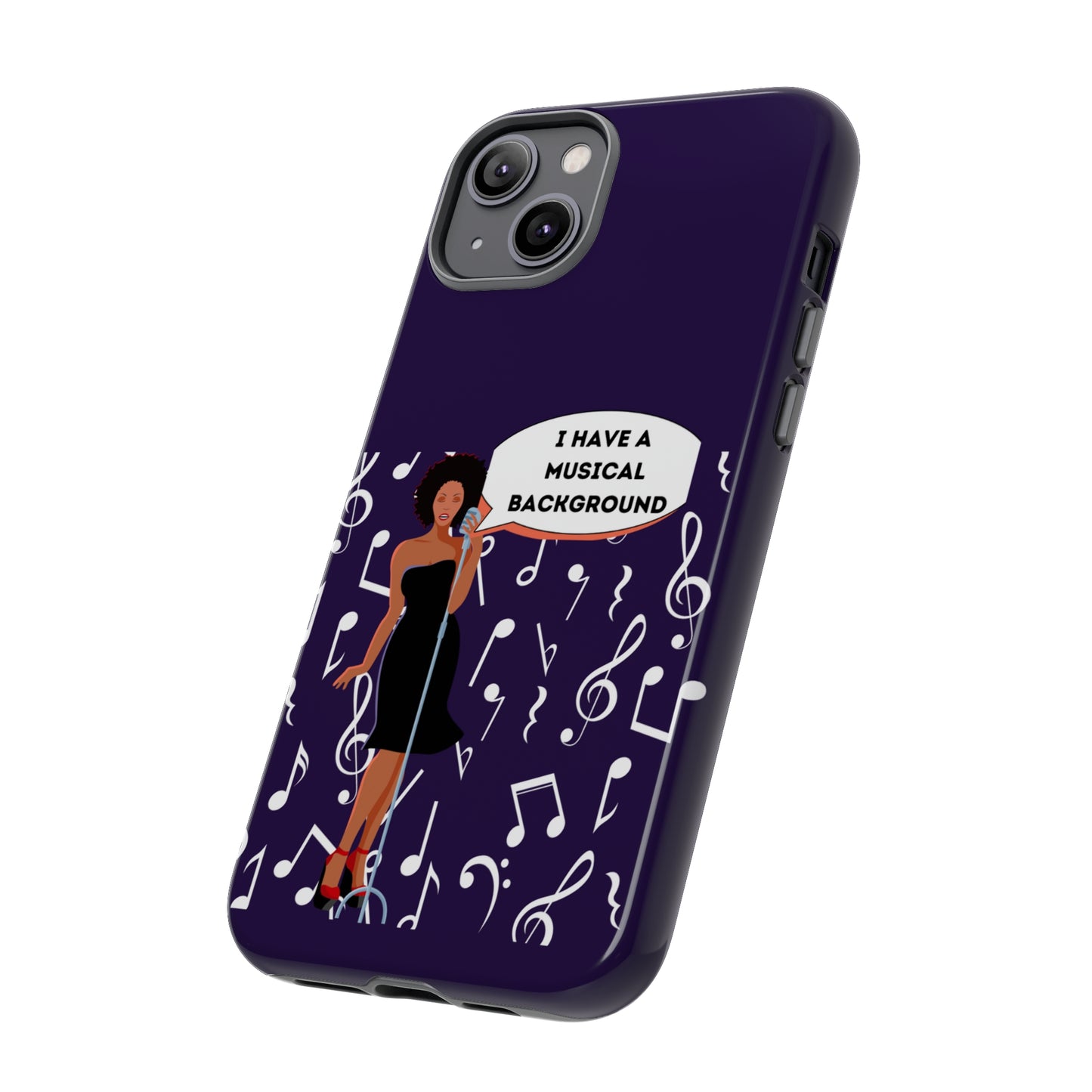 Lady Singer With Musical Background | Mostly Android Cases | MAC