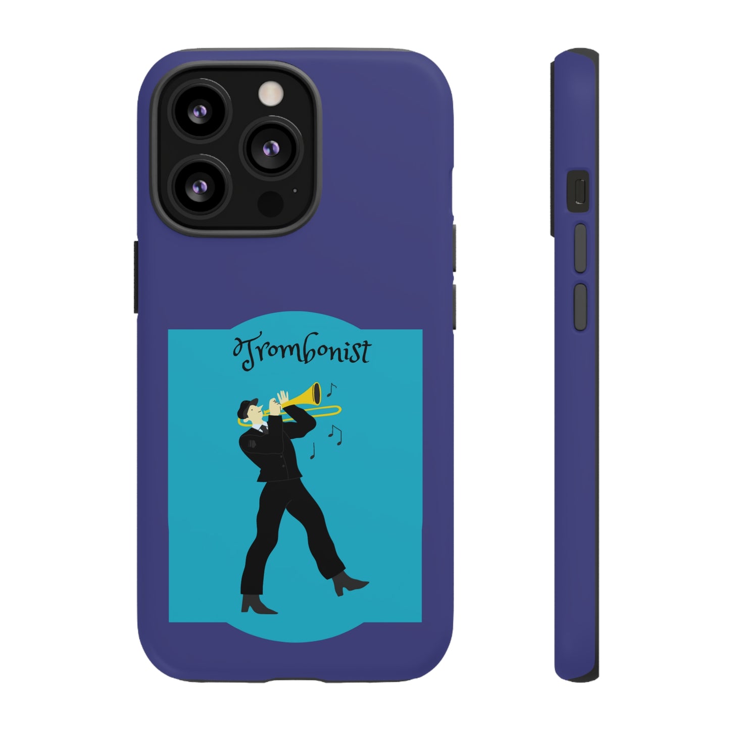 Blue Trombone Man | Mostly Android Cases | MAC