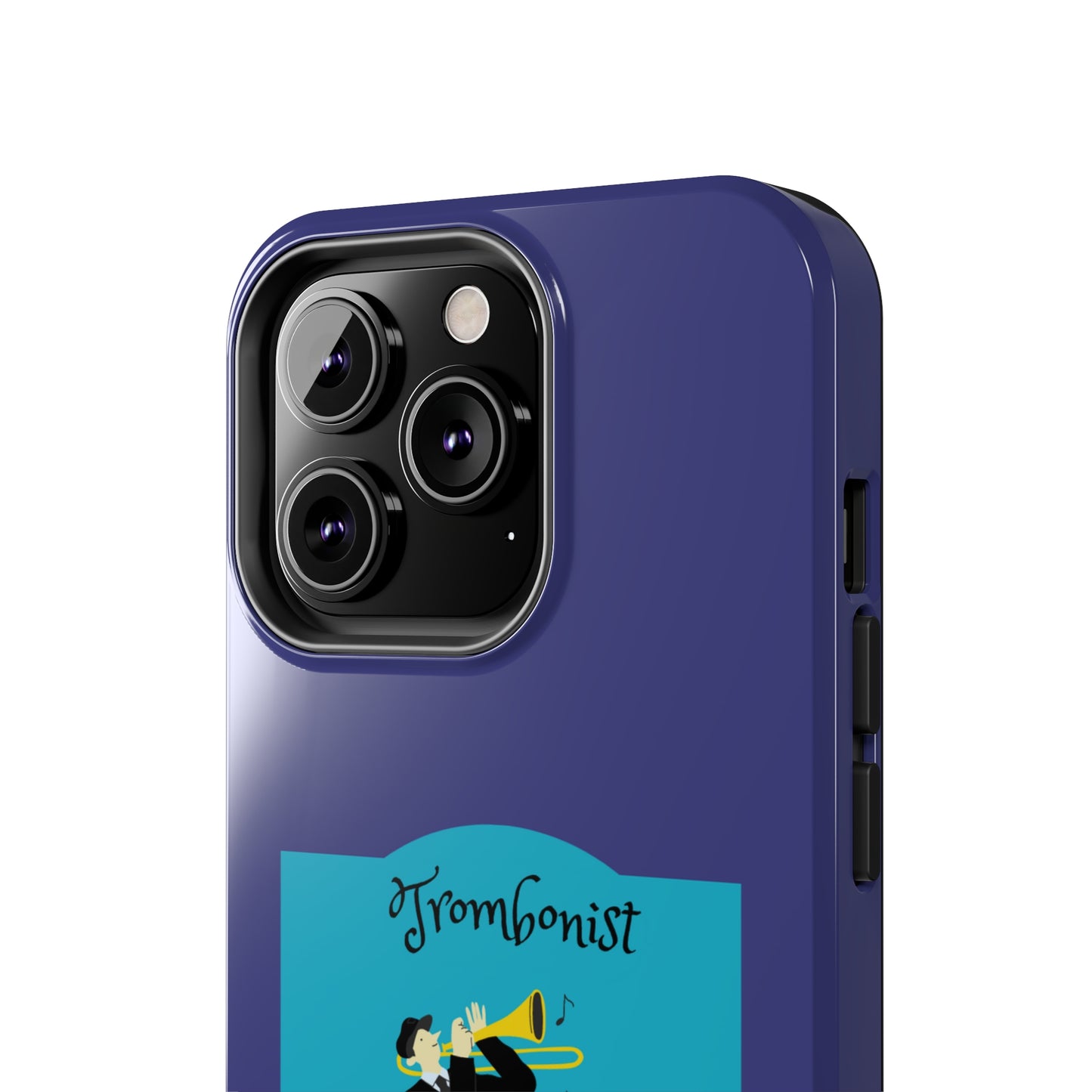 Blue Trombone Man | Mostly iPhone Cases | MIC