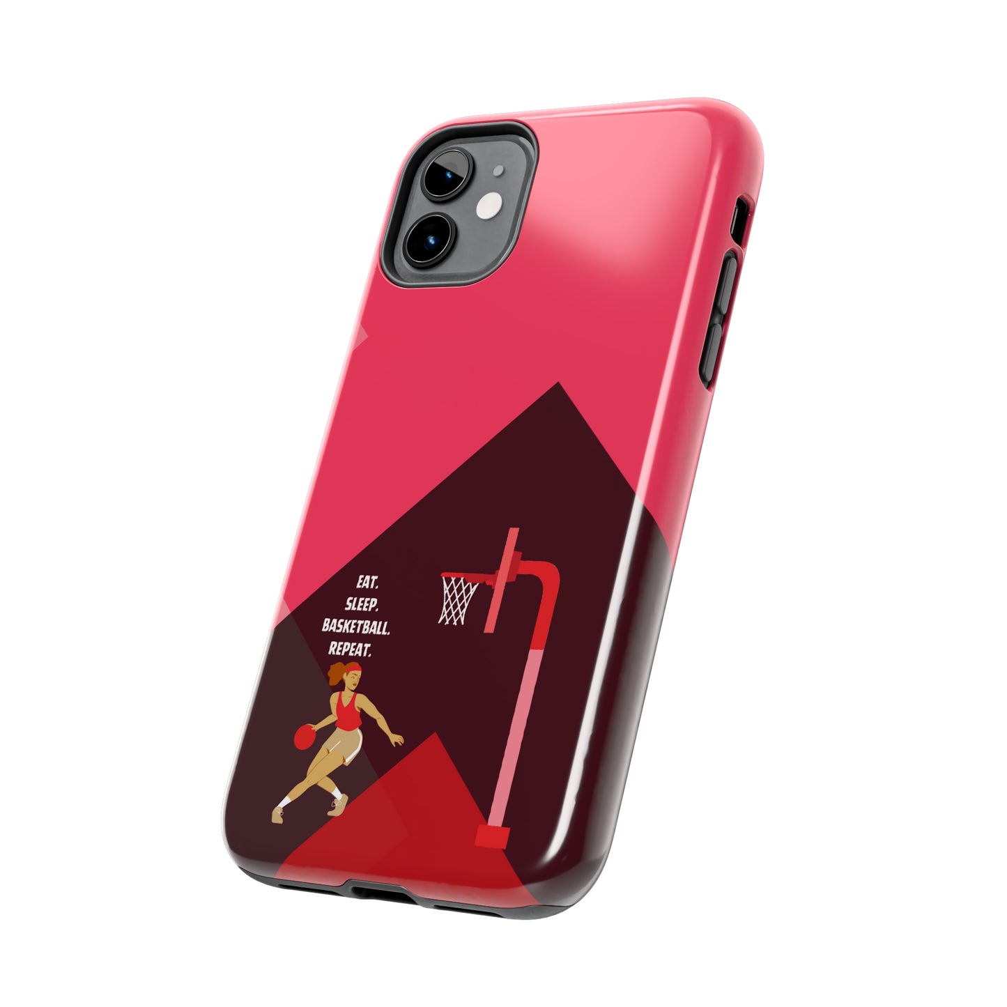 Red Basketball Girl | Mostly iPhone Cases | MIC