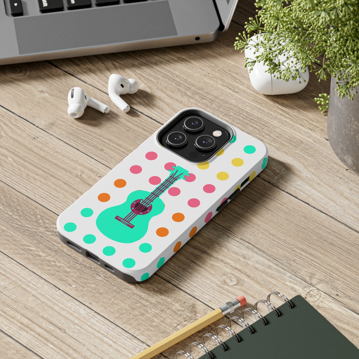 Guitar on Candy Buttons | Mostly iPhone Cases | MIC