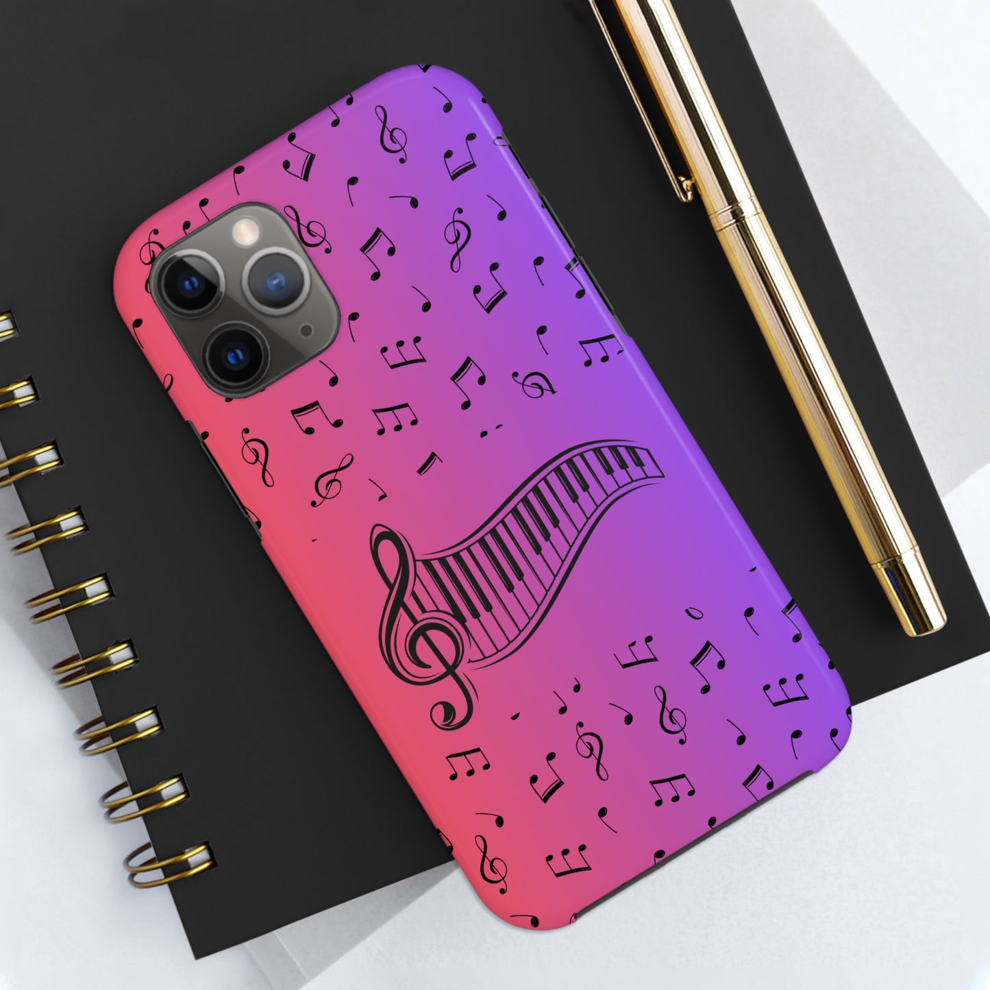 Piano Keyboard on Music Notes & Clefs | Mostly iPhone Cases | MIC