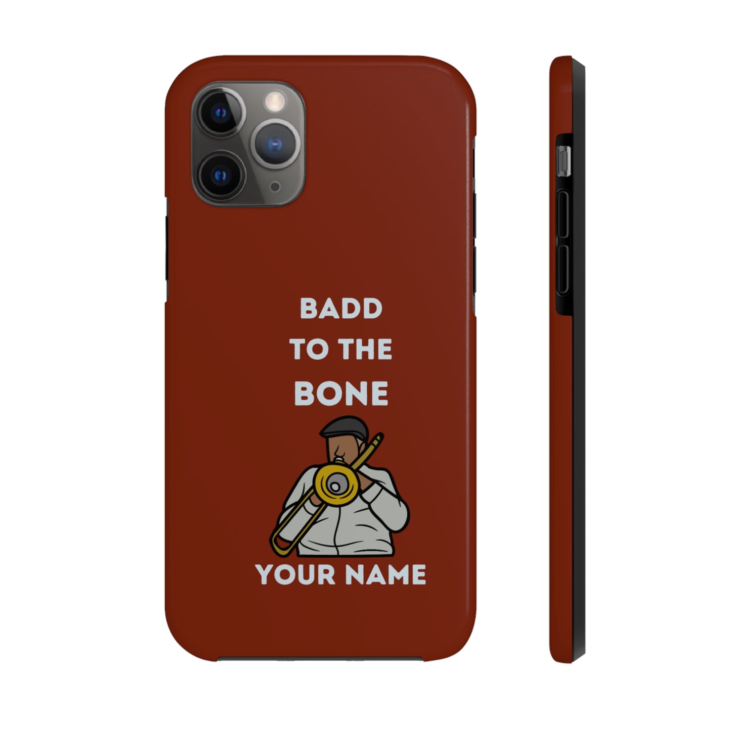 Badd to the Bone Trombone Man Phone Case | Mostly iPhone Cases | MIC