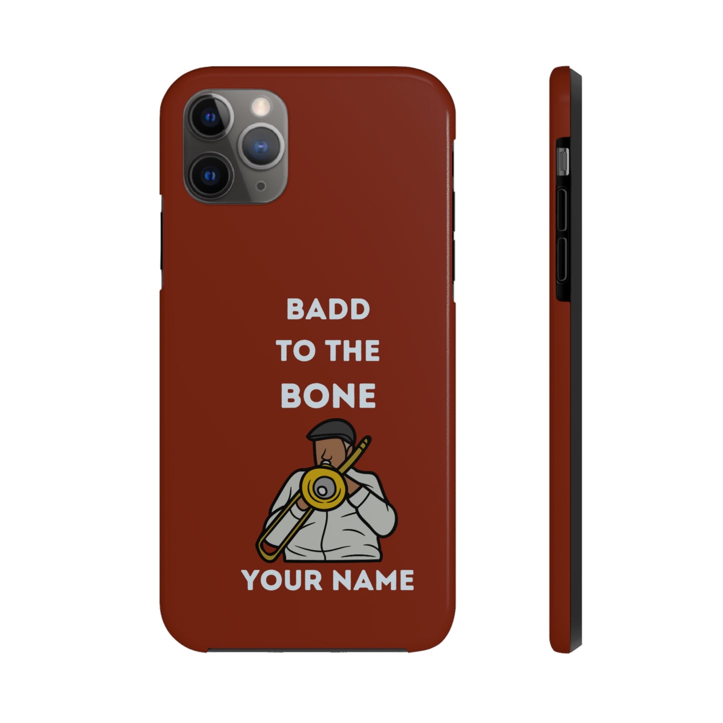 Badd to the Bone Trombone Man Phone Case | Mostly iPhone Cases | MIC