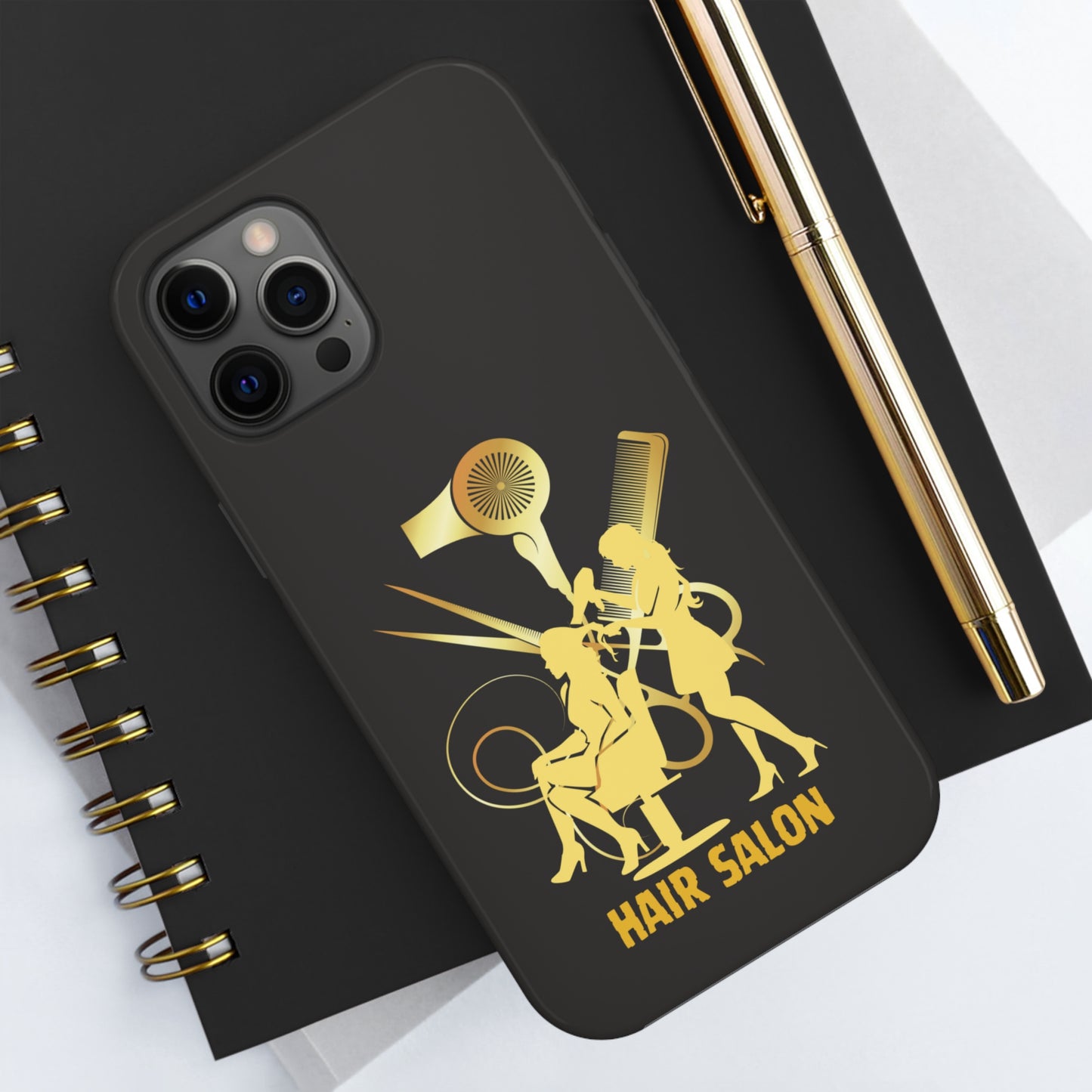 Black and Gold Hair Salon | Mostly iPhone Cases | MIC