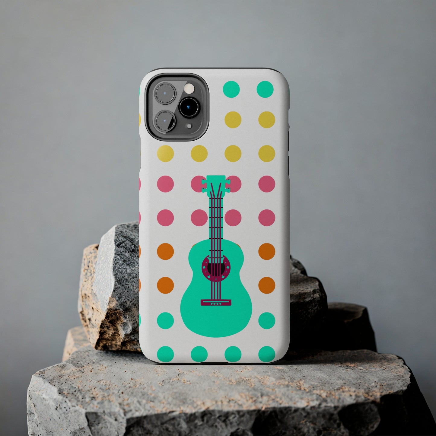 Guitar on Candy Buttons | Mostly iPhone Cases | MIC