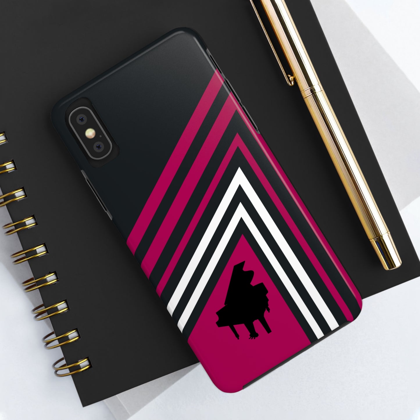 Triangle Stripe Piano Design | Mostly iPhone Cases | MIC