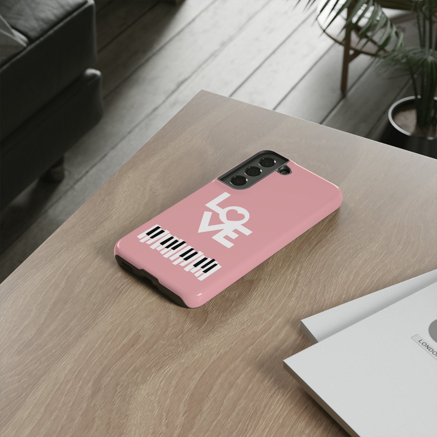 Pinkish Piano Love | Mostly Android Cases | MAC