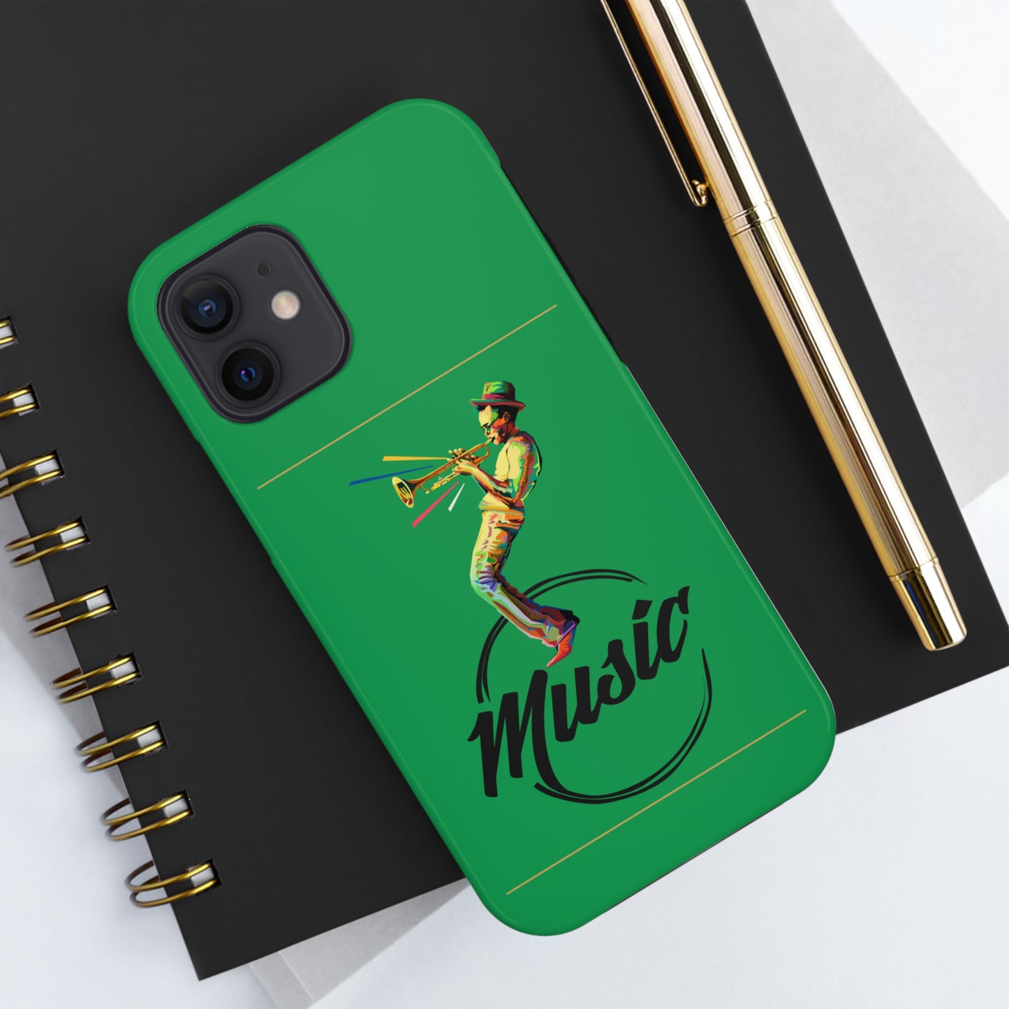 Festive Trumpet Man | Mostly iPhone Cases | MIC