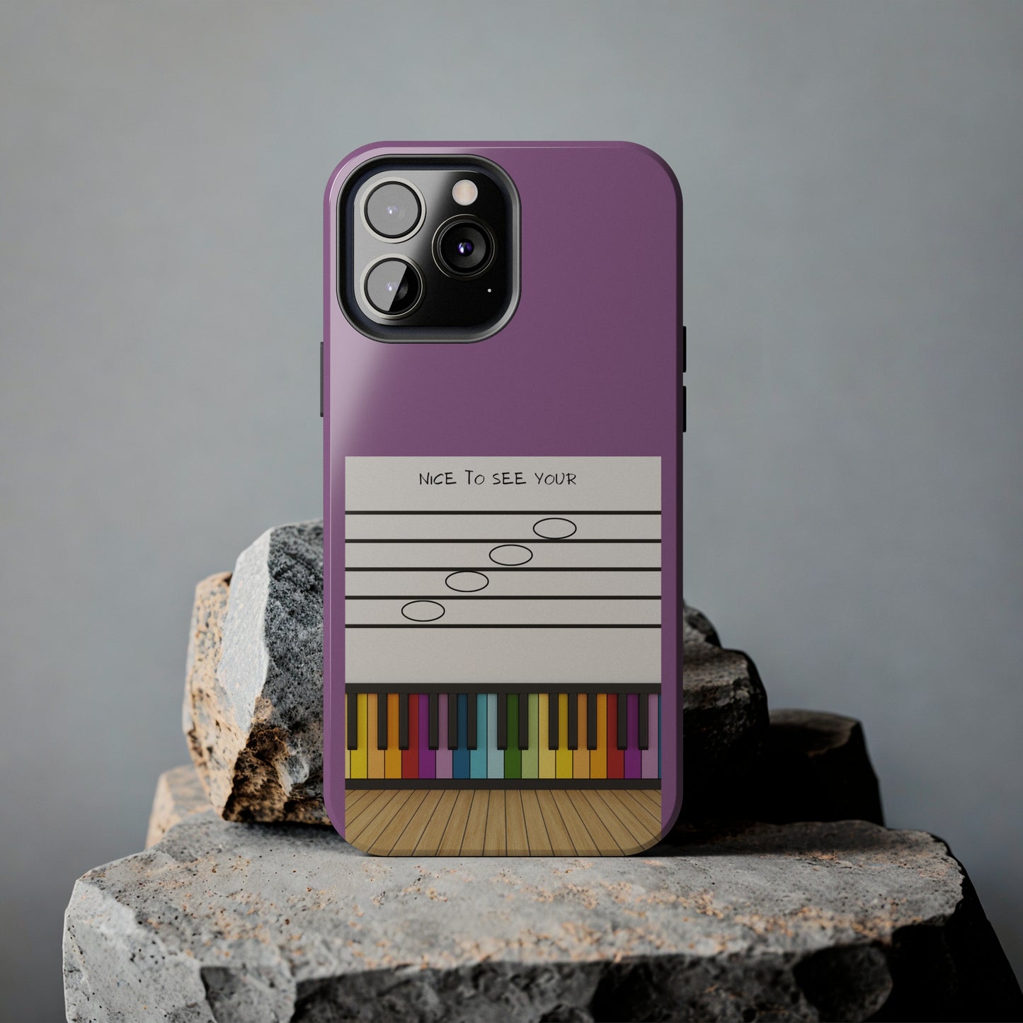 Purple Nice To See Your Face | Mostly iPhone Cases | MIC