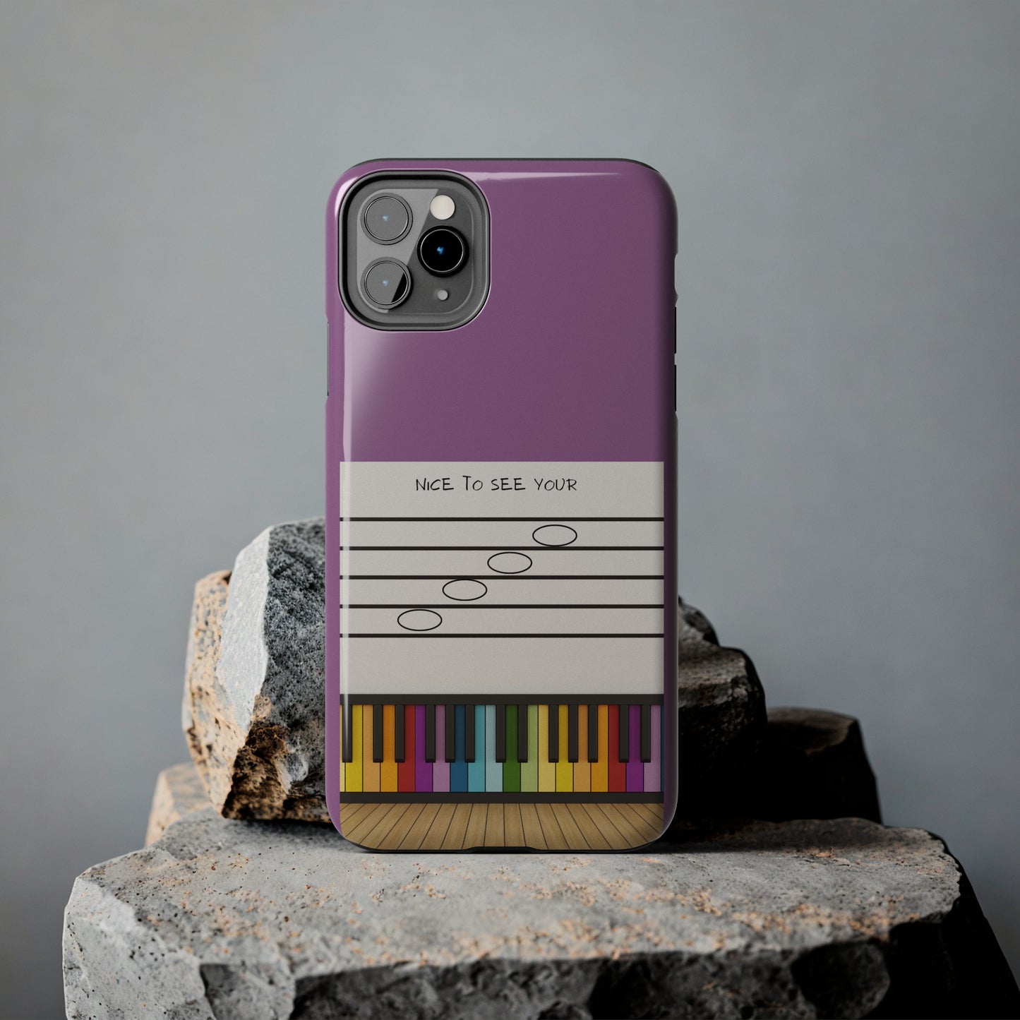 Purple Nice To See Your Face | Mostly iPhone Cases | MIC