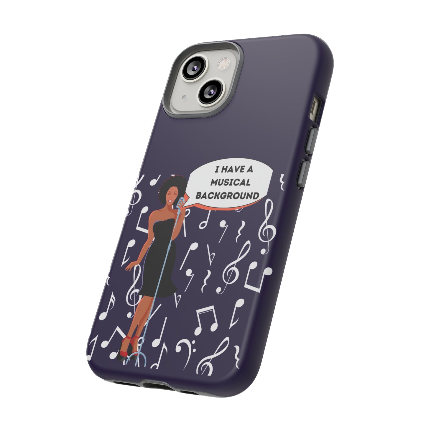 Lady Singer With Musical Background | Mostly Android Cases | MAC