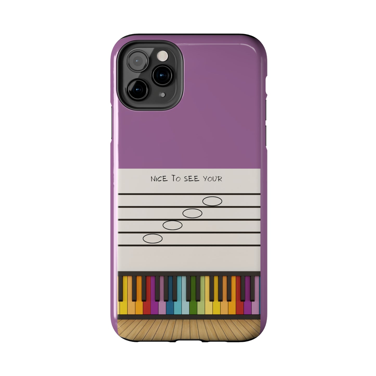 Purple Nice To See Your Face | Mostly iPhone Cases | MIC