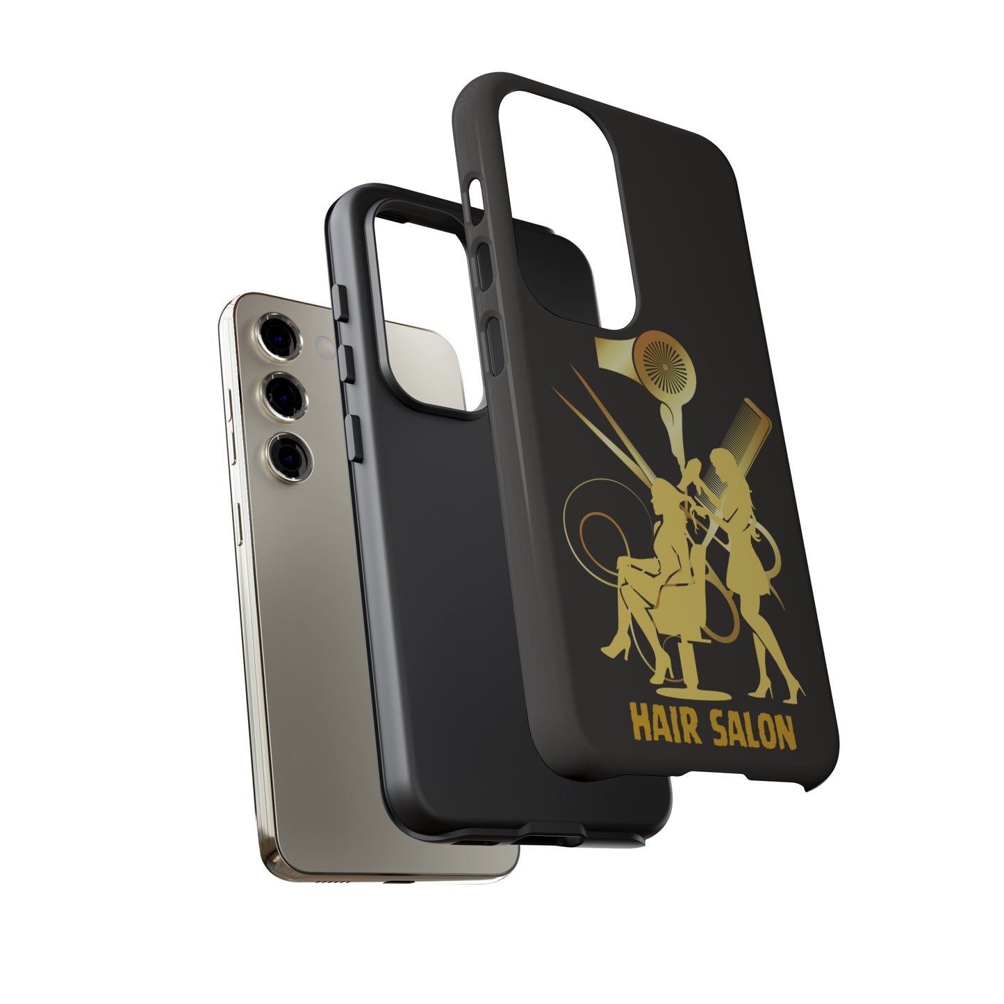 Black and Gold Hair Salon | Mostly Android Phone Cases | MAC