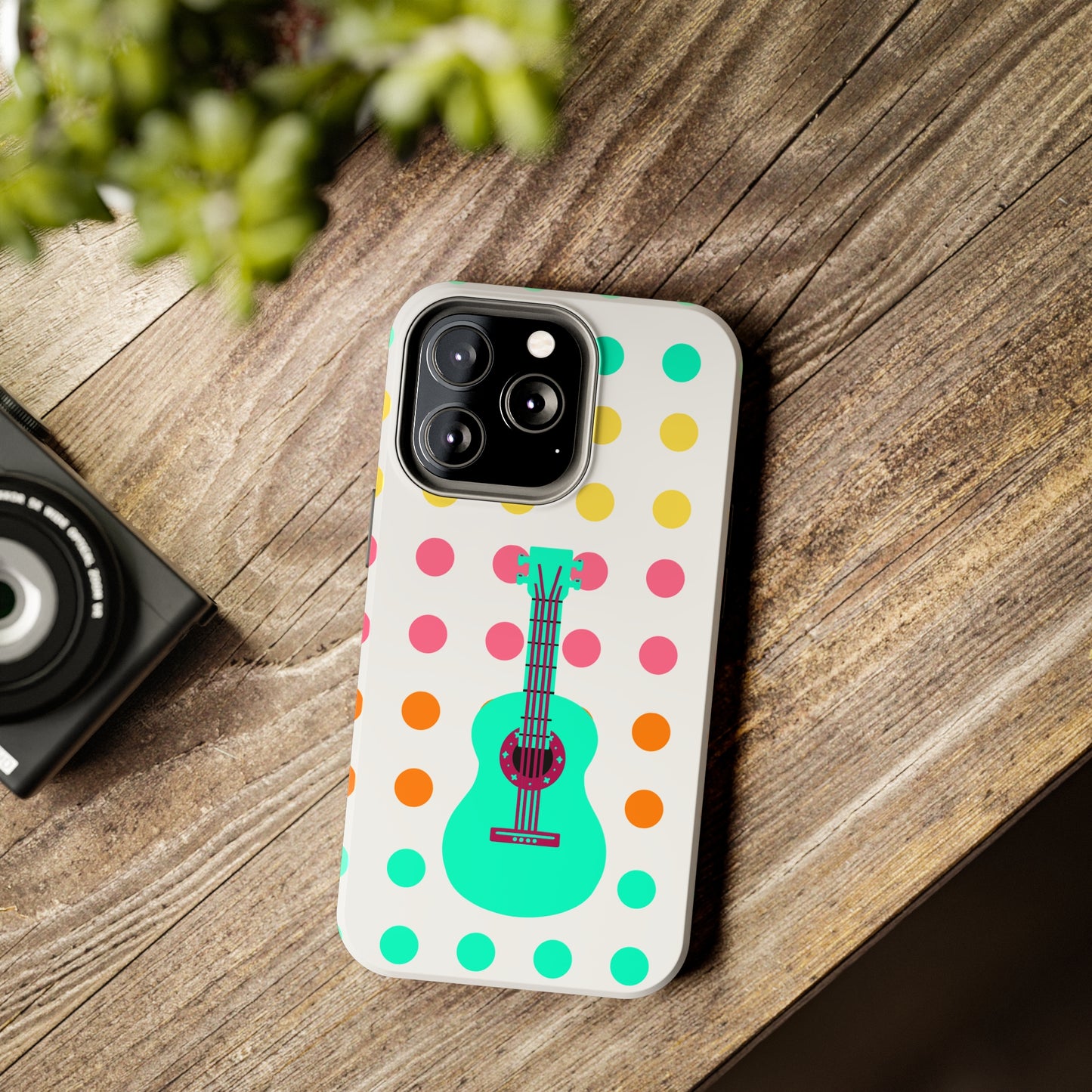 Guitar on Candy Buttons | Mostly iPhone Cases | MIC