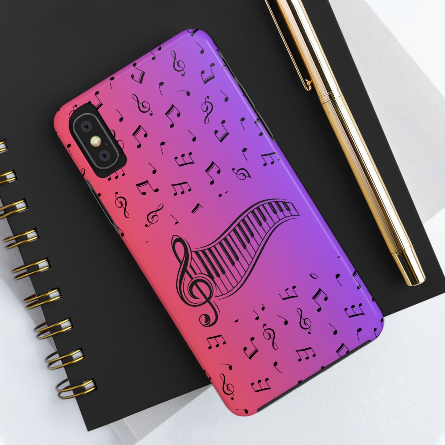 Piano Keyboard on Music Notes & Clefs | Mostly iPhone Cases | MIC