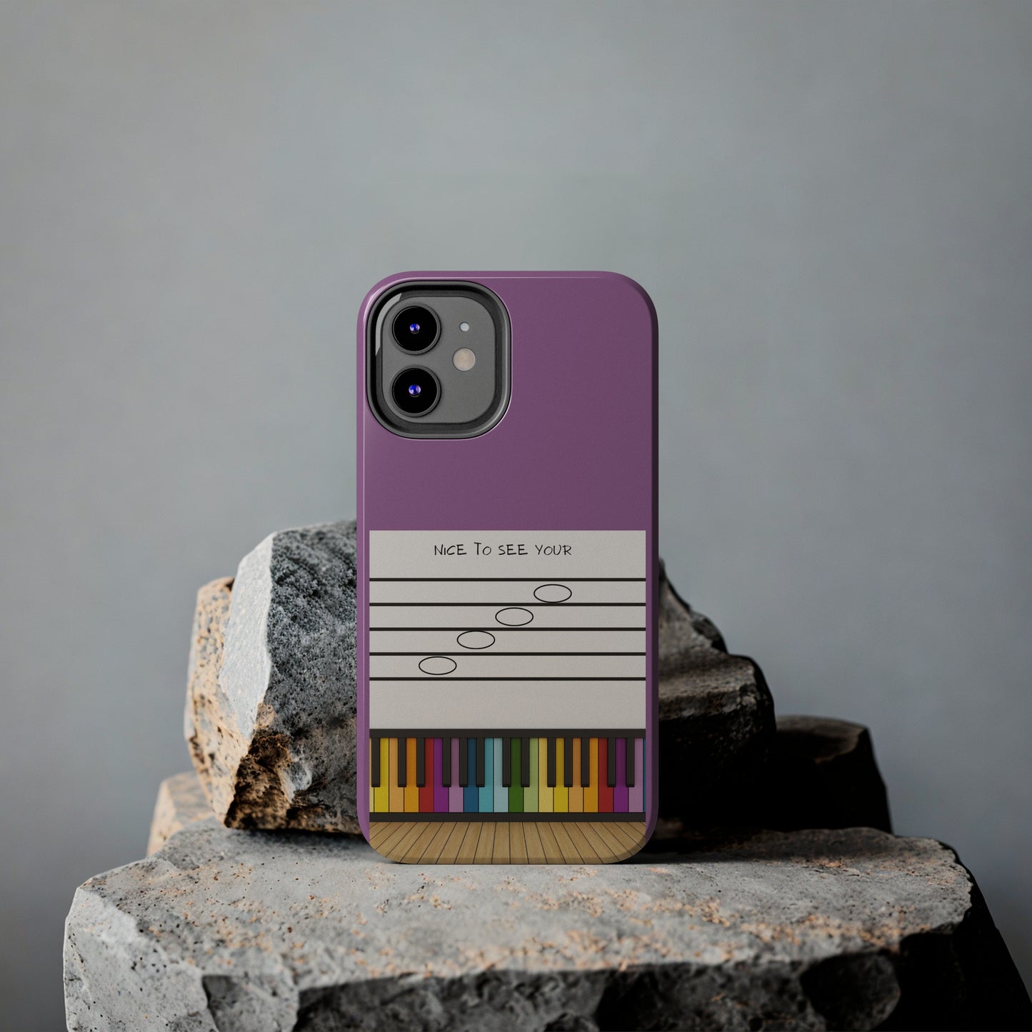 Purple Nice To See Your Face | Mostly iPhone Cases | MIC