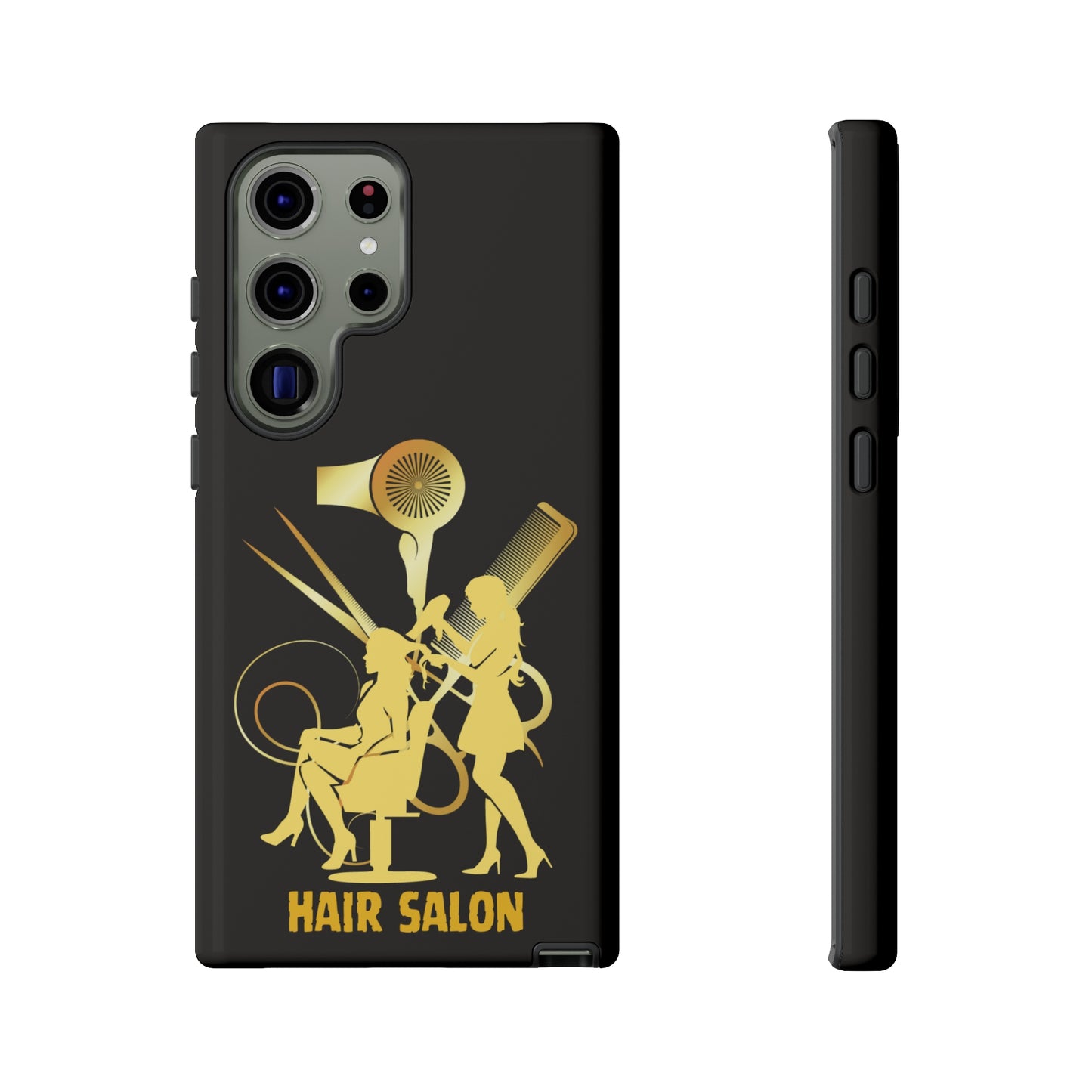 Black and Gold Hair Salon | Mostly Android Phone Cases | MAC