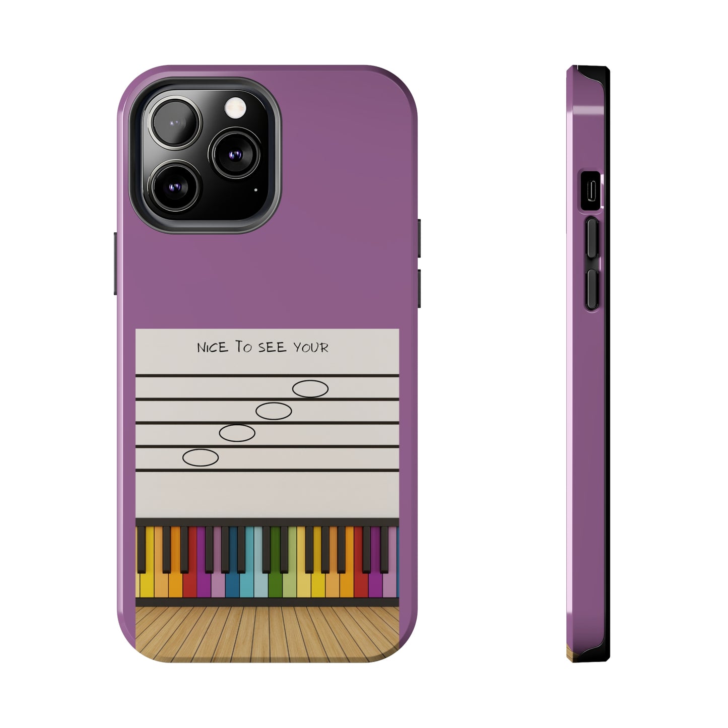 Purple Nice To See Your Face | Mostly iPhone Cases | MIC