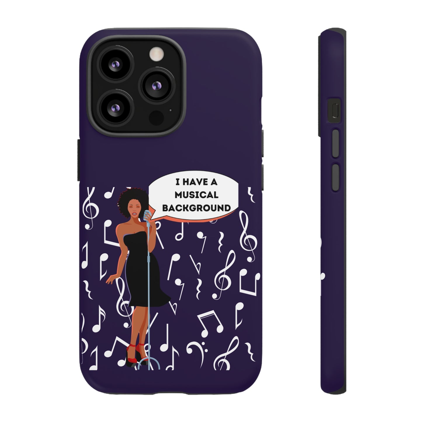 Lady Singer With Musical Background | Mostly Android Cases | MAC