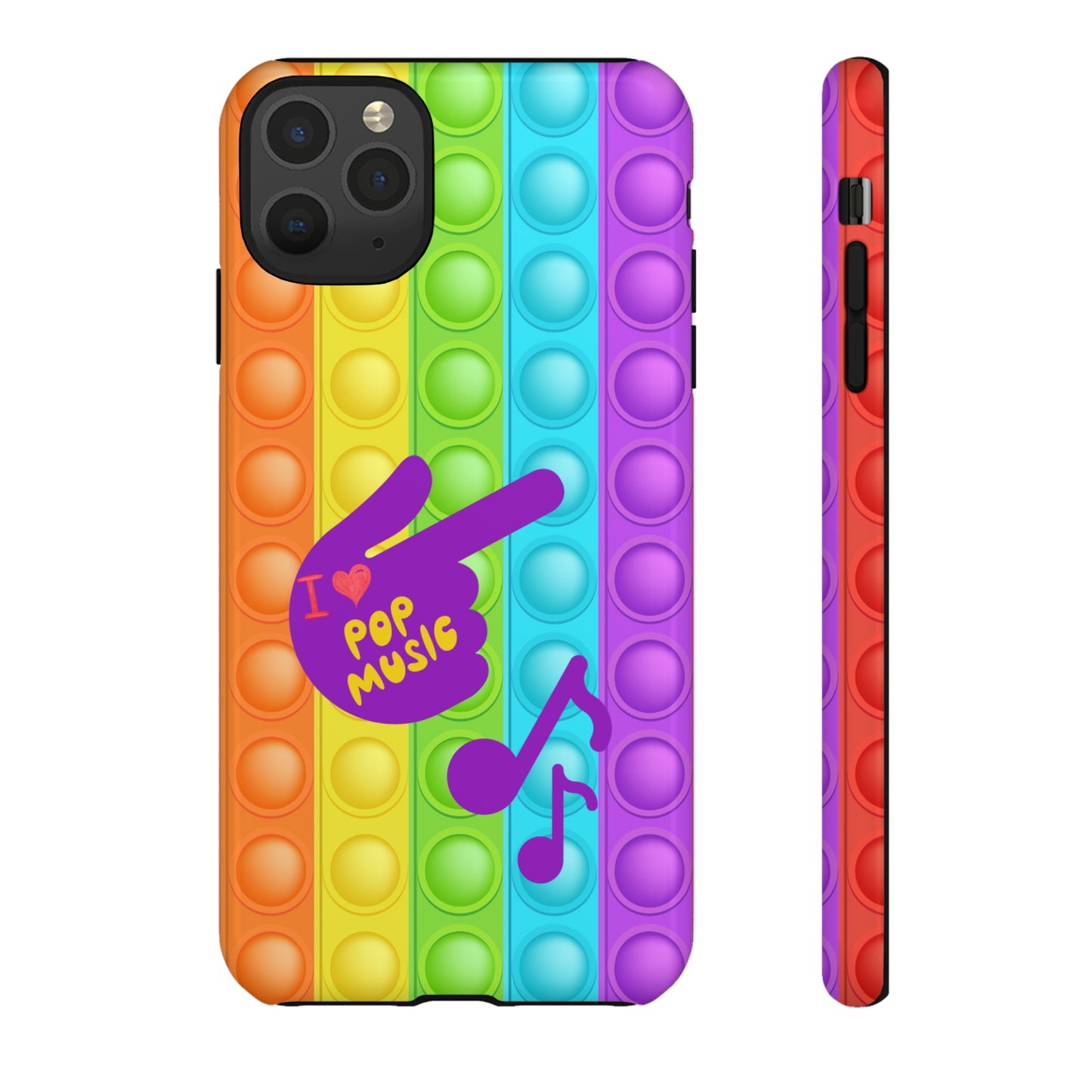 I Love Pop Music | Mostly Android Cases | MAC (not an actual pop it game)