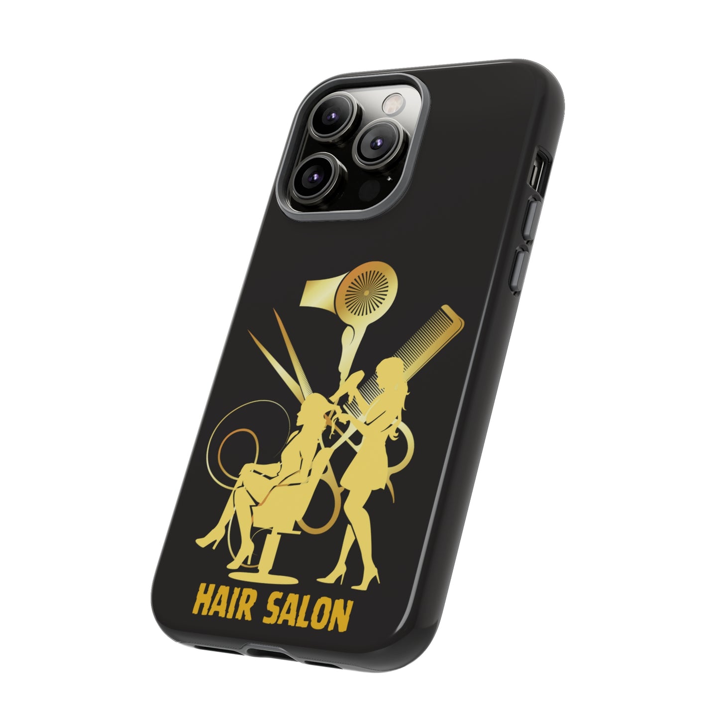 Black and Gold Hair Salon | Mostly Android Phone Cases | MAC