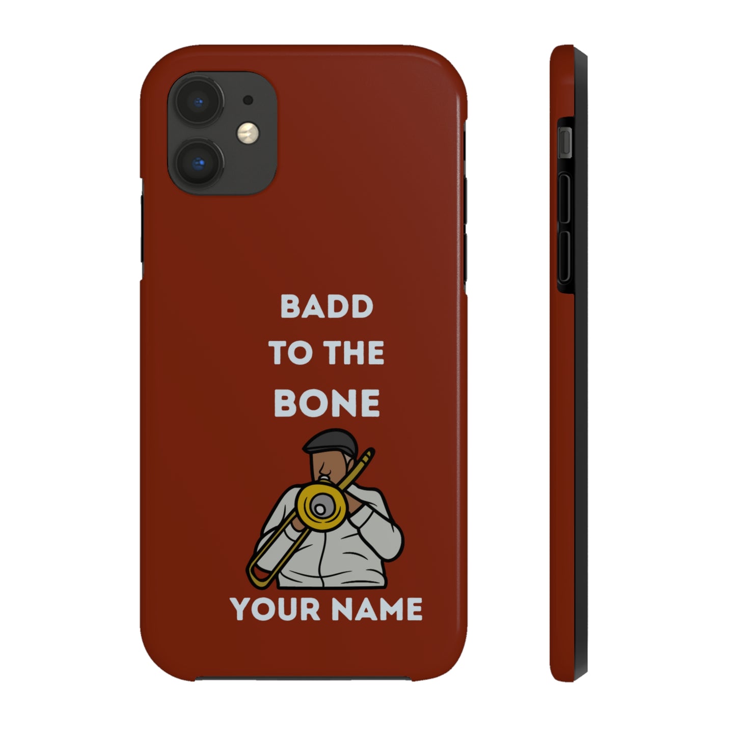 Badd to the Bone Trombone Man Phone Case | Mostly iPhone Cases | MIC