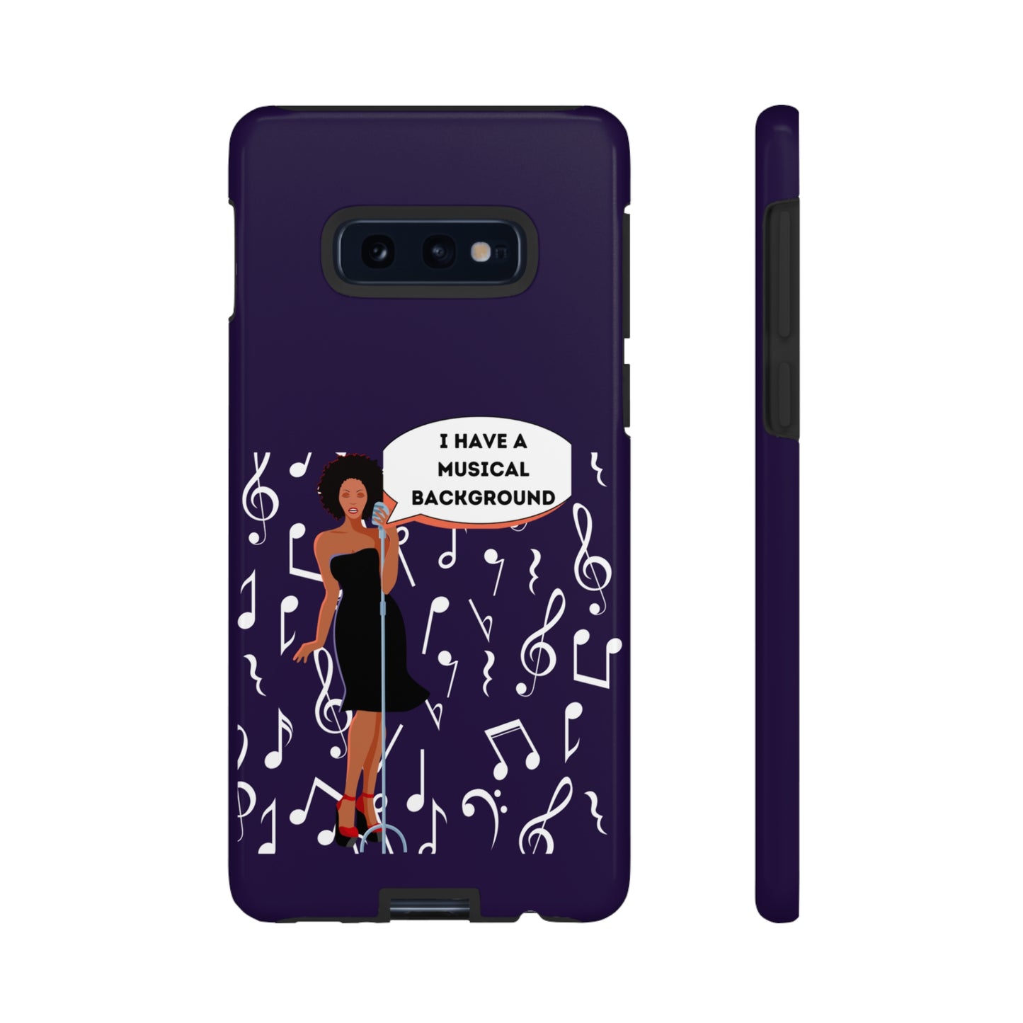 Lady Singer With Musical Background | Mostly Android Cases | MAC