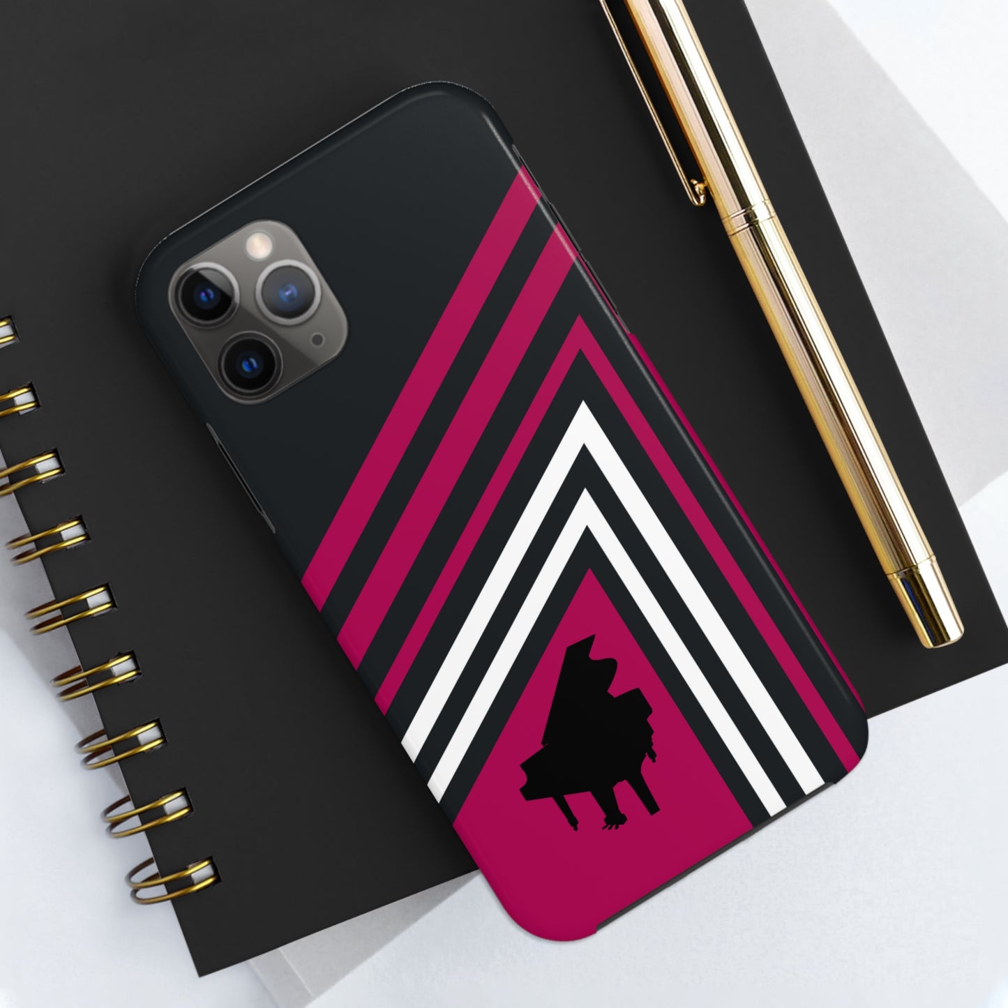 Triangle Stripe Piano Design | Mostly iPhone Cases | MIC