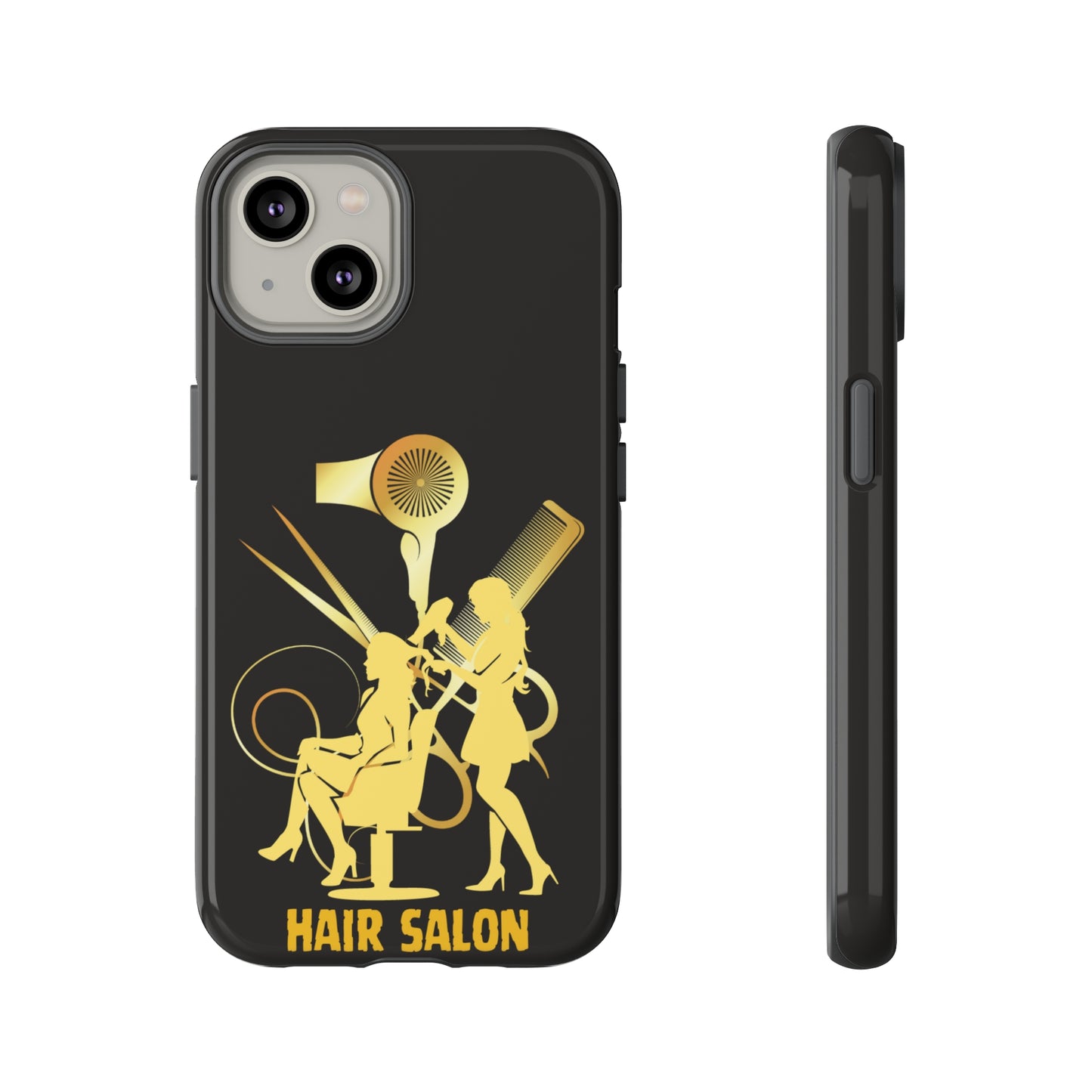 Black and Gold Hair Salon | Mostly Android Phone Cases | MAC