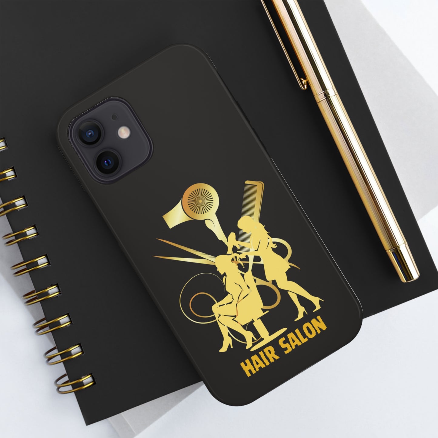 Black and Gold Hair Salon | Mostly iPhone Cases | MIC