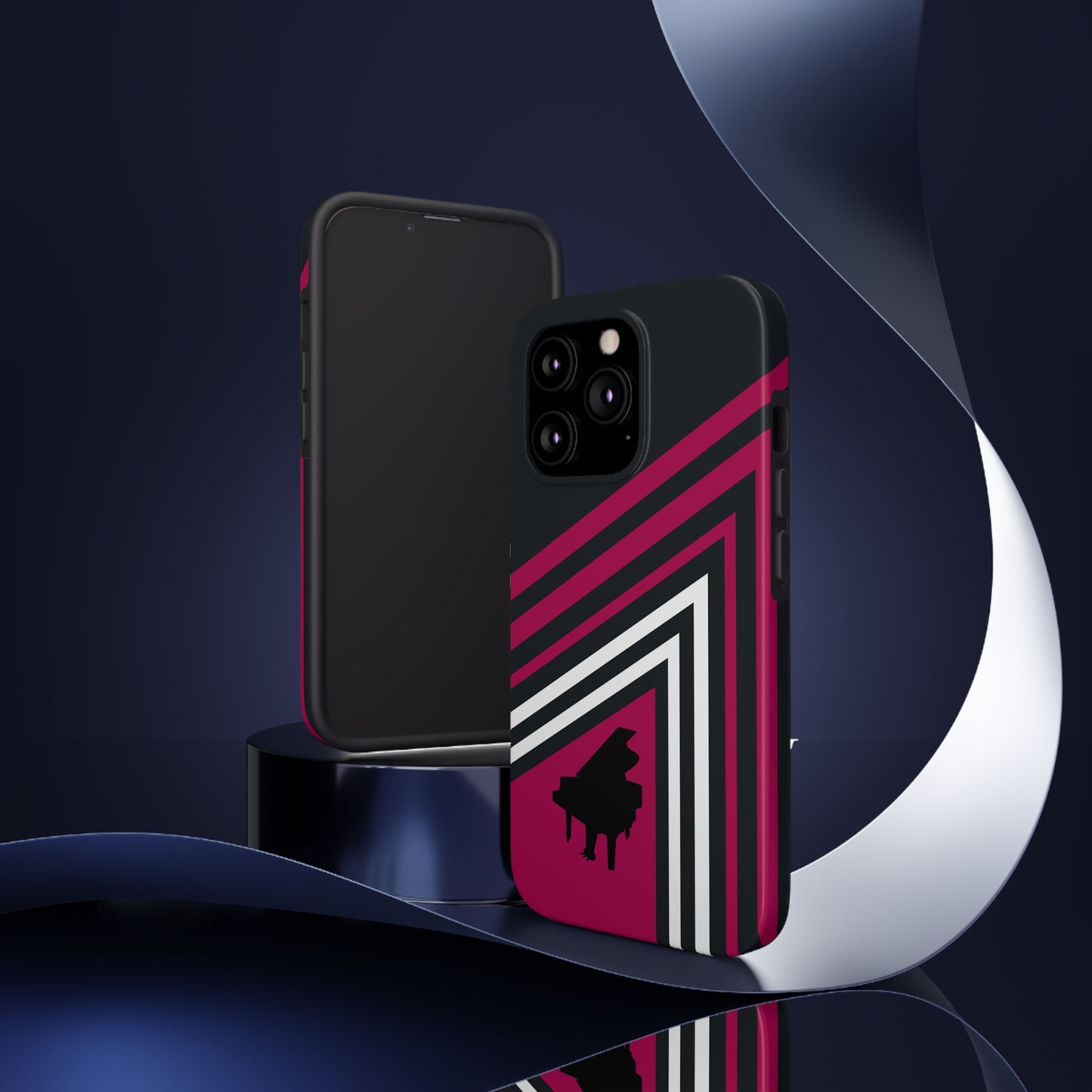 Triangle Stripe Piano Design | Mostly iPhone Cases | MIC