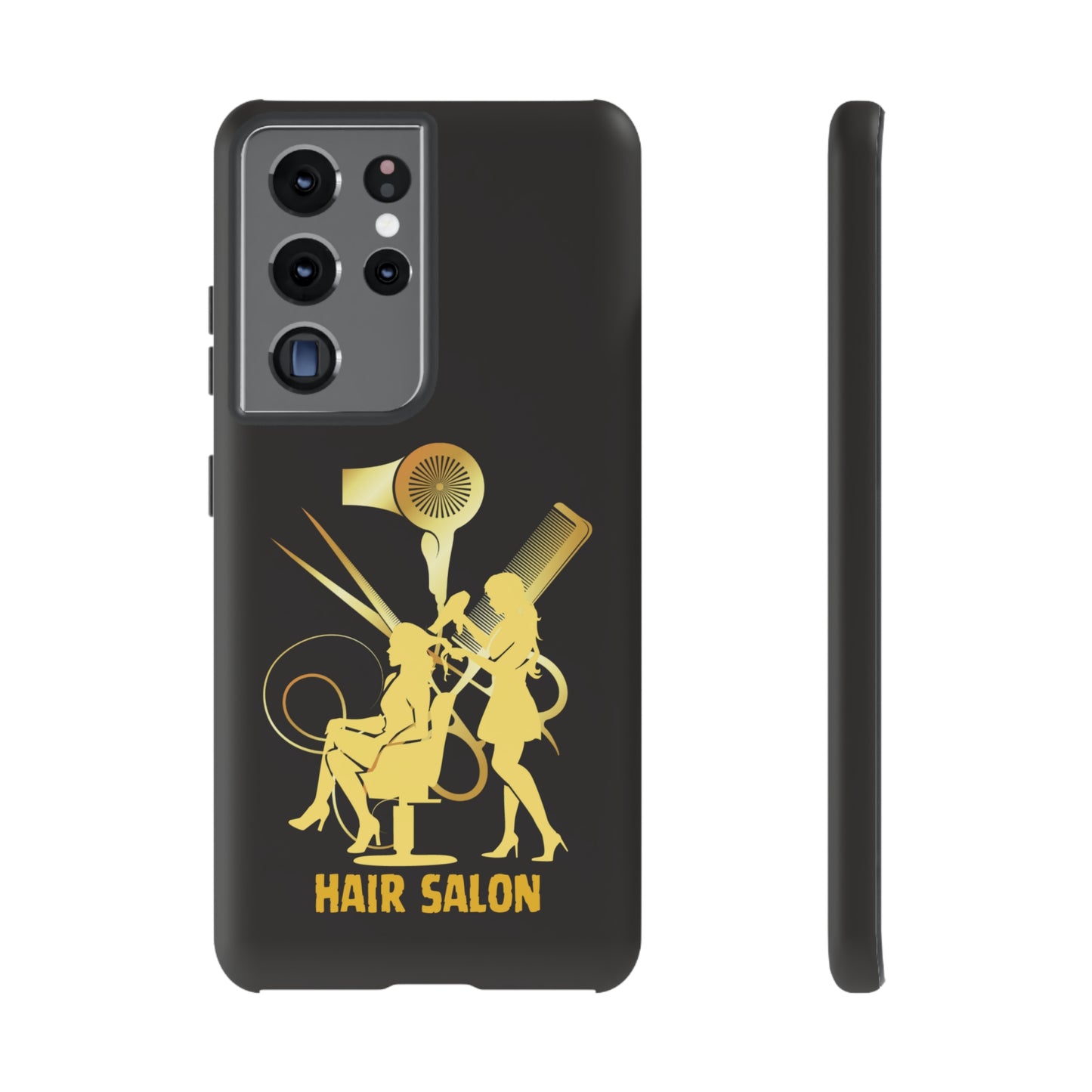 Black and Gold Hair Salon | Mostly Android Phone Cases | MAC