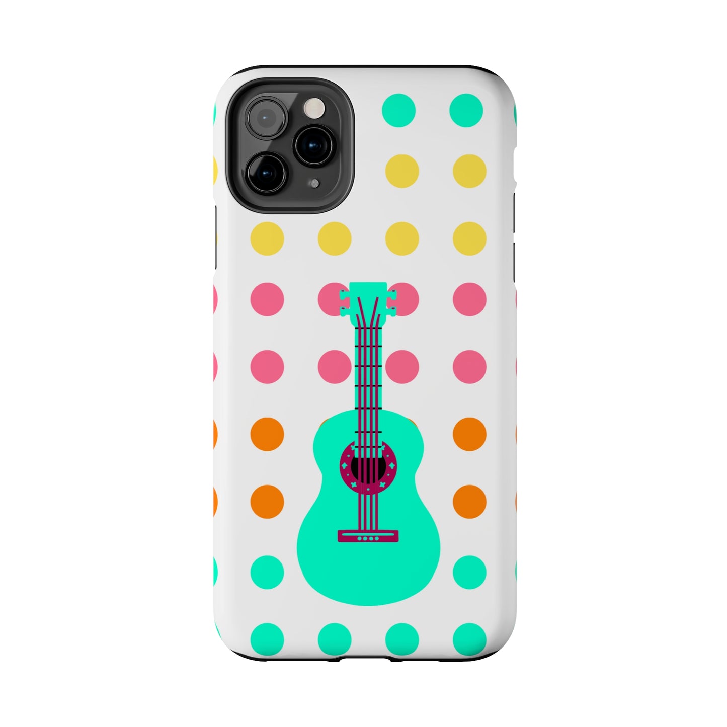 Guitar on Candy Buttons | Mostly iPhone Cases | MIC