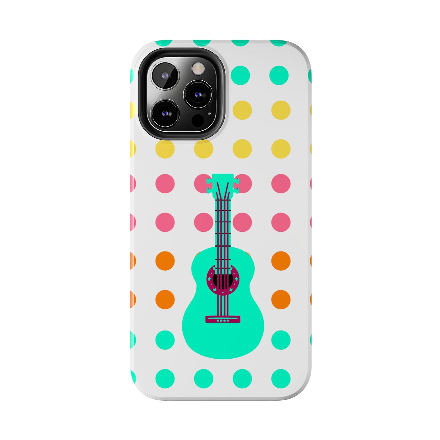 Guitar on Candy Buttons | Mostly iPhone Cases | MIC