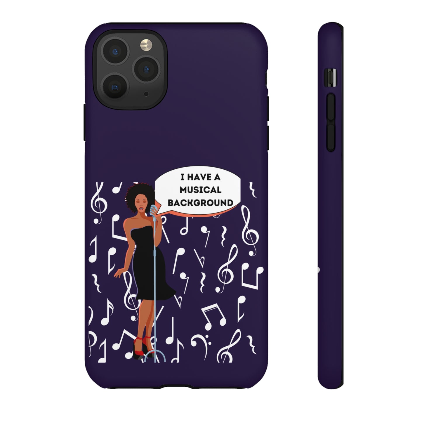 Lady Singer With Musical Background | Mostly Android Cases | MAC