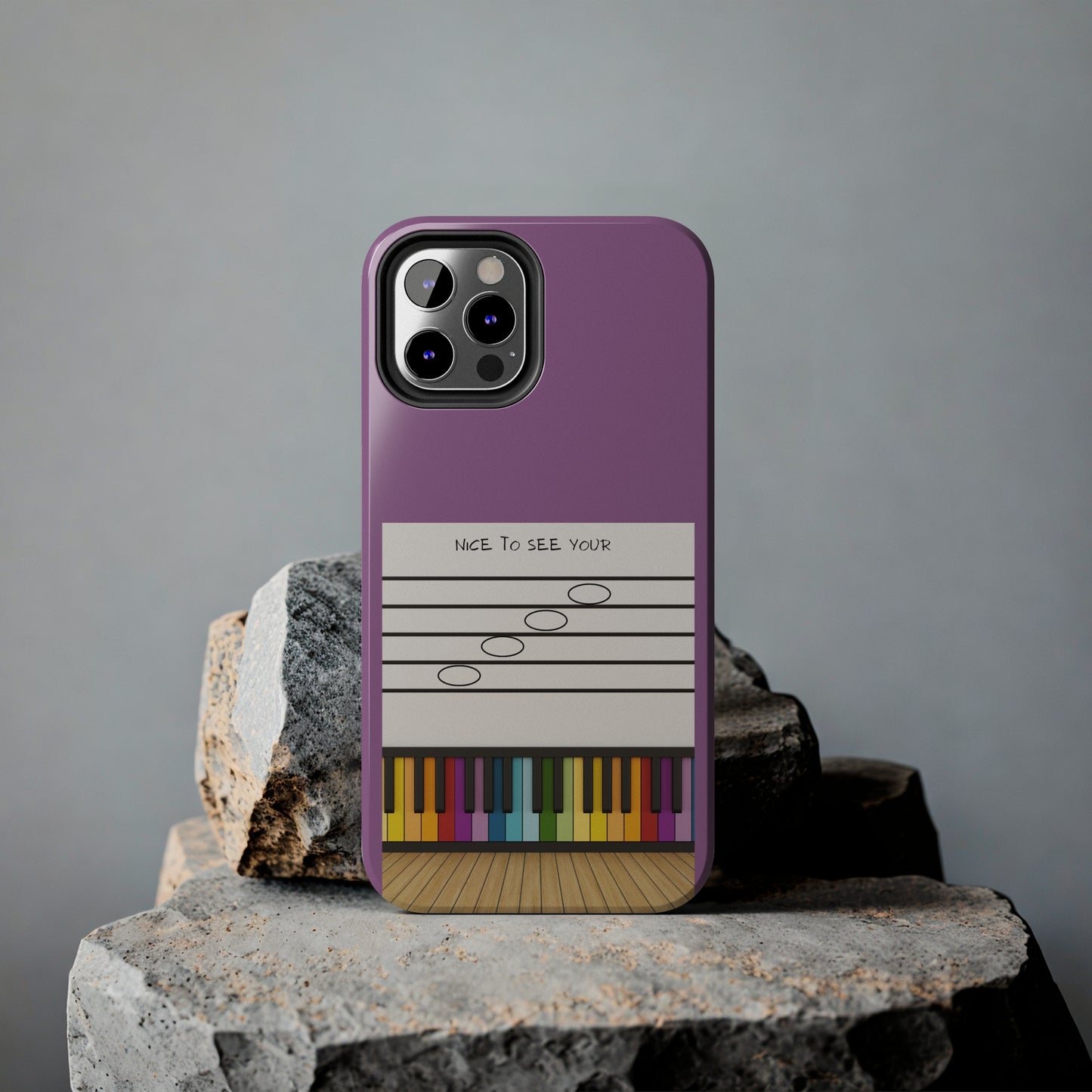 Purple Nice To See Your Face | Mostly iPhone Cases | MIC