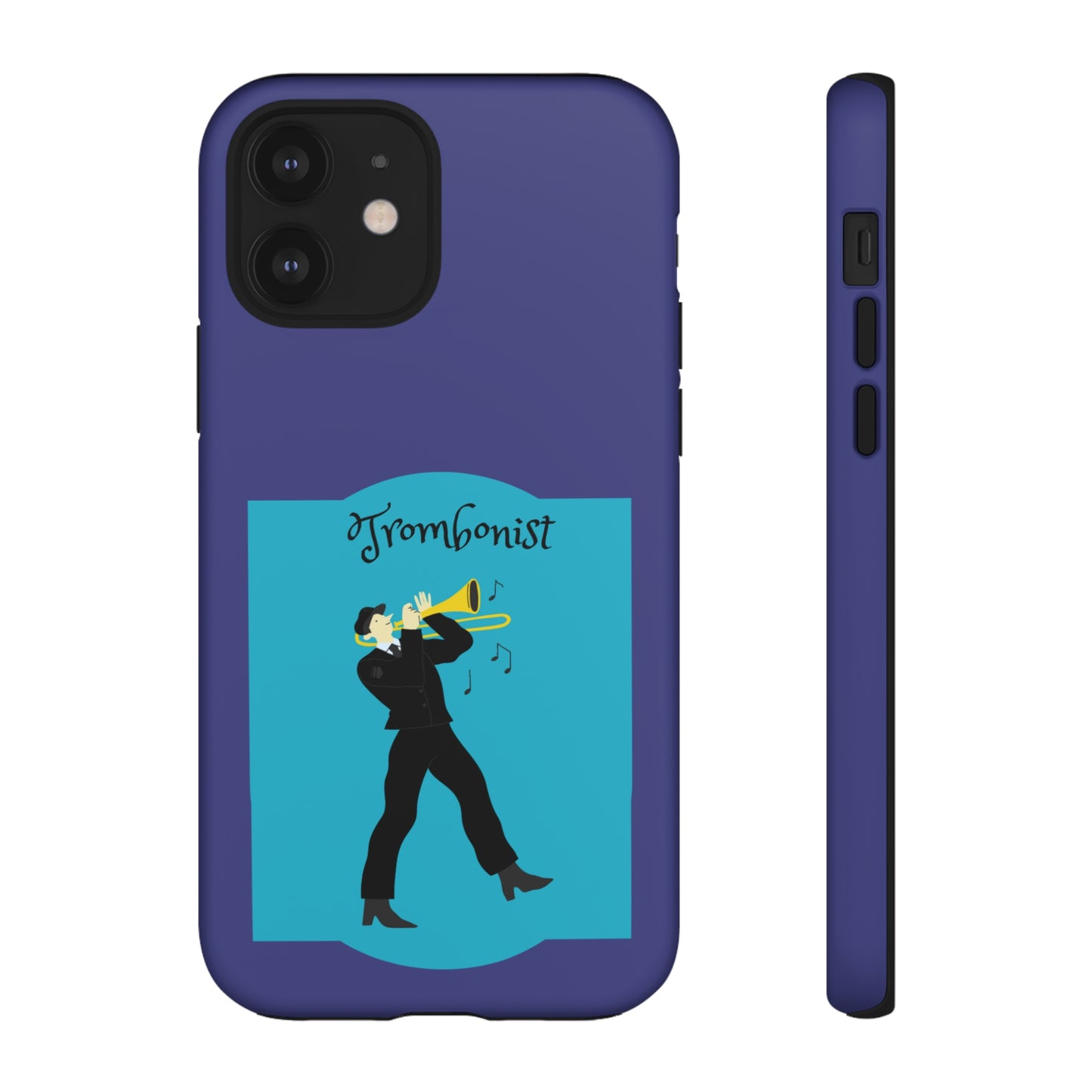 Blue Trombone Man | Mostly Android Cases | MAC