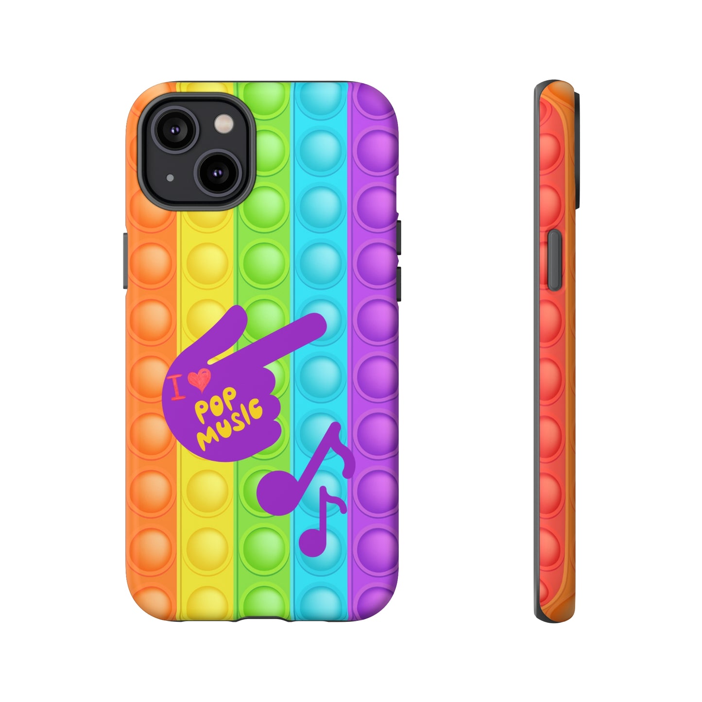 I Love Pop Music | Mostly Android Cases | MAC (not an actual pop it game)