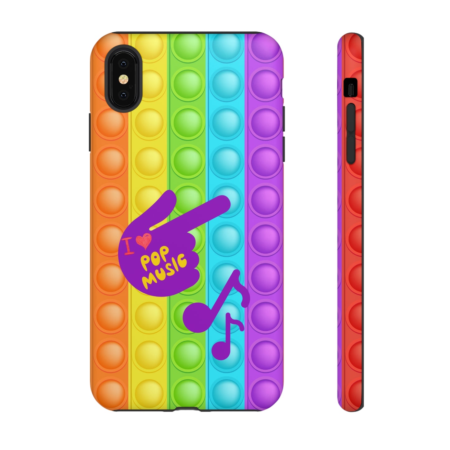 I Love Pop Music | Mostly Android Cases | MAC (not an actual pop it game)