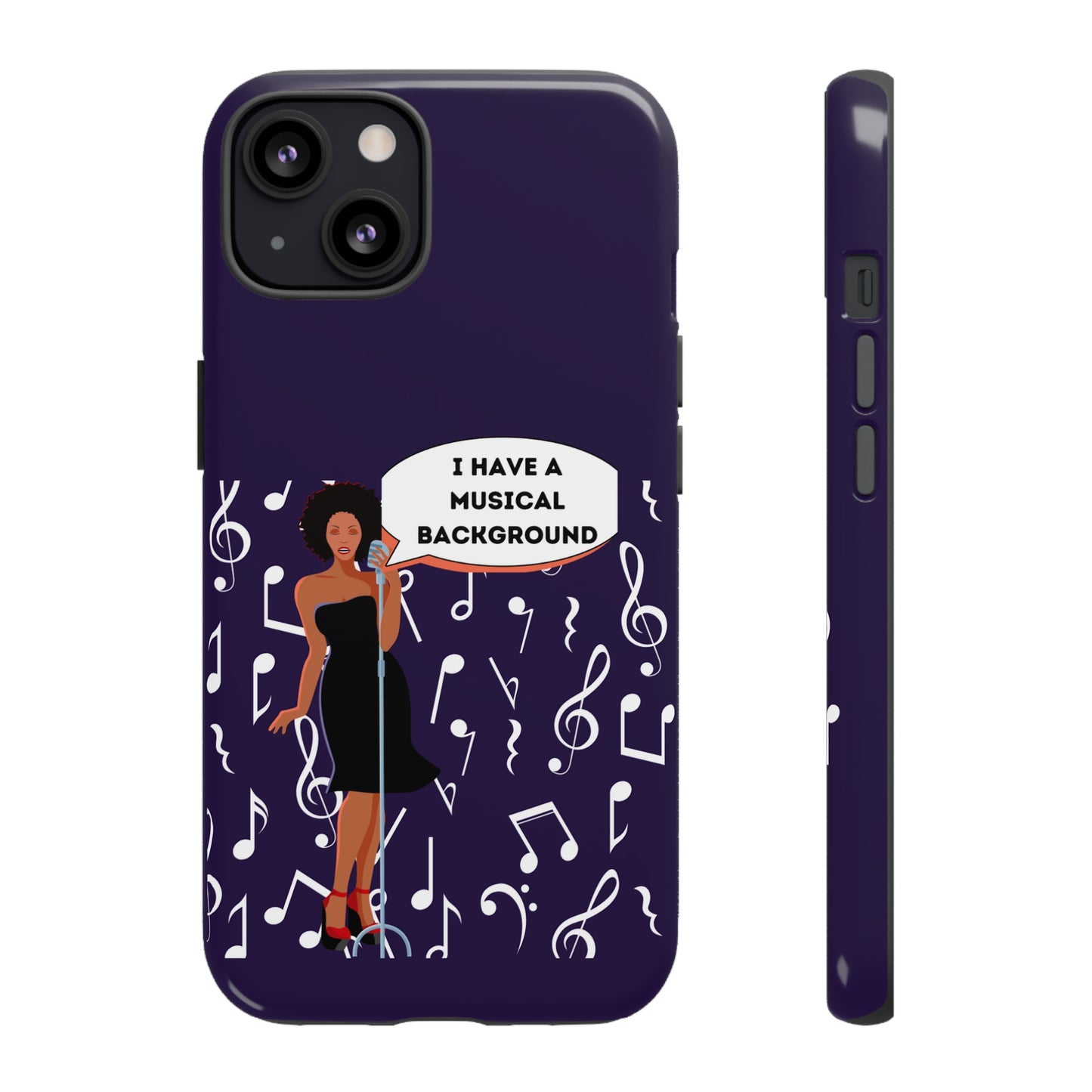 Lady Singer With Musical Background | Mostly Android Cases | MAC