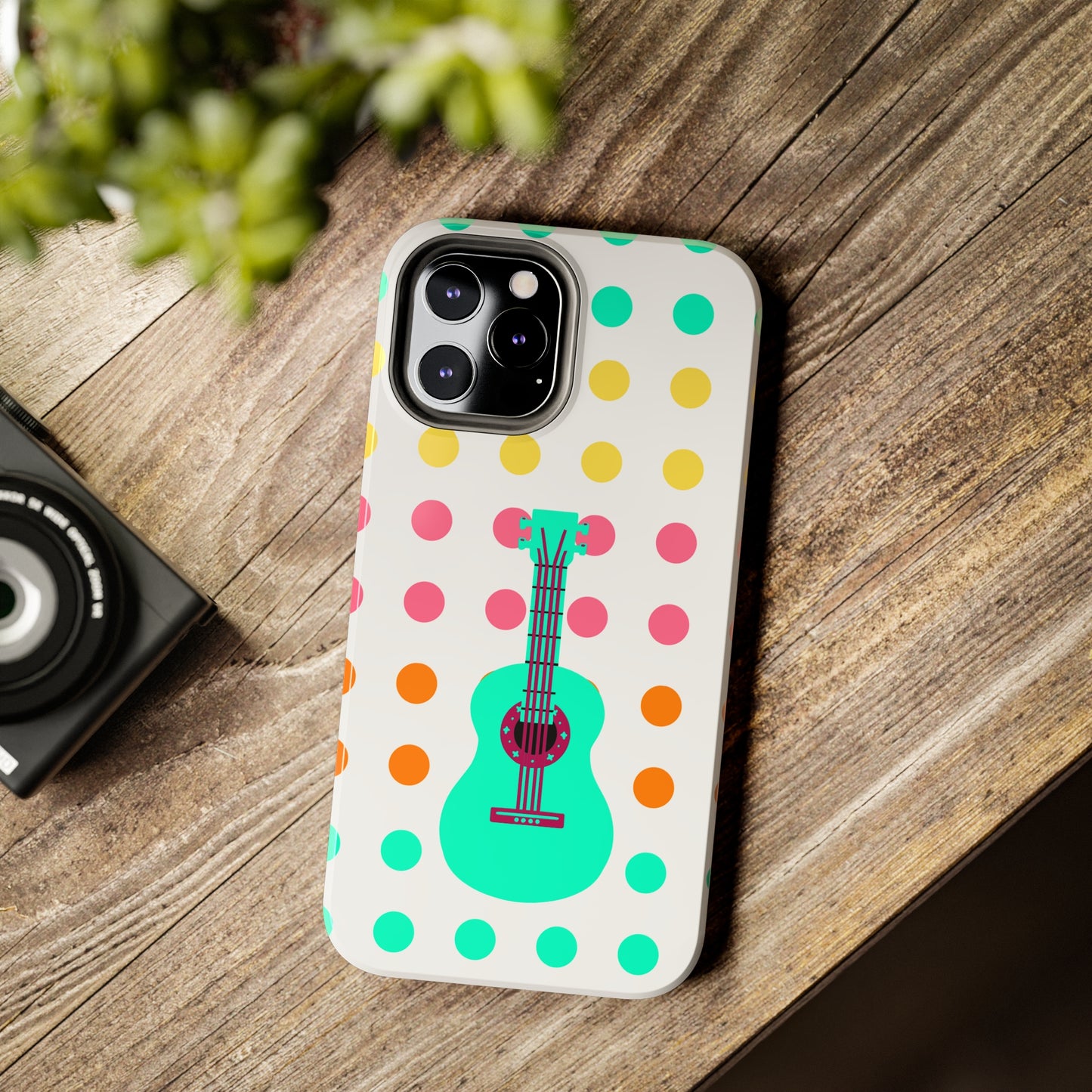 Guitar on Candy Buttons | Mostly iPhone Cases | MIC