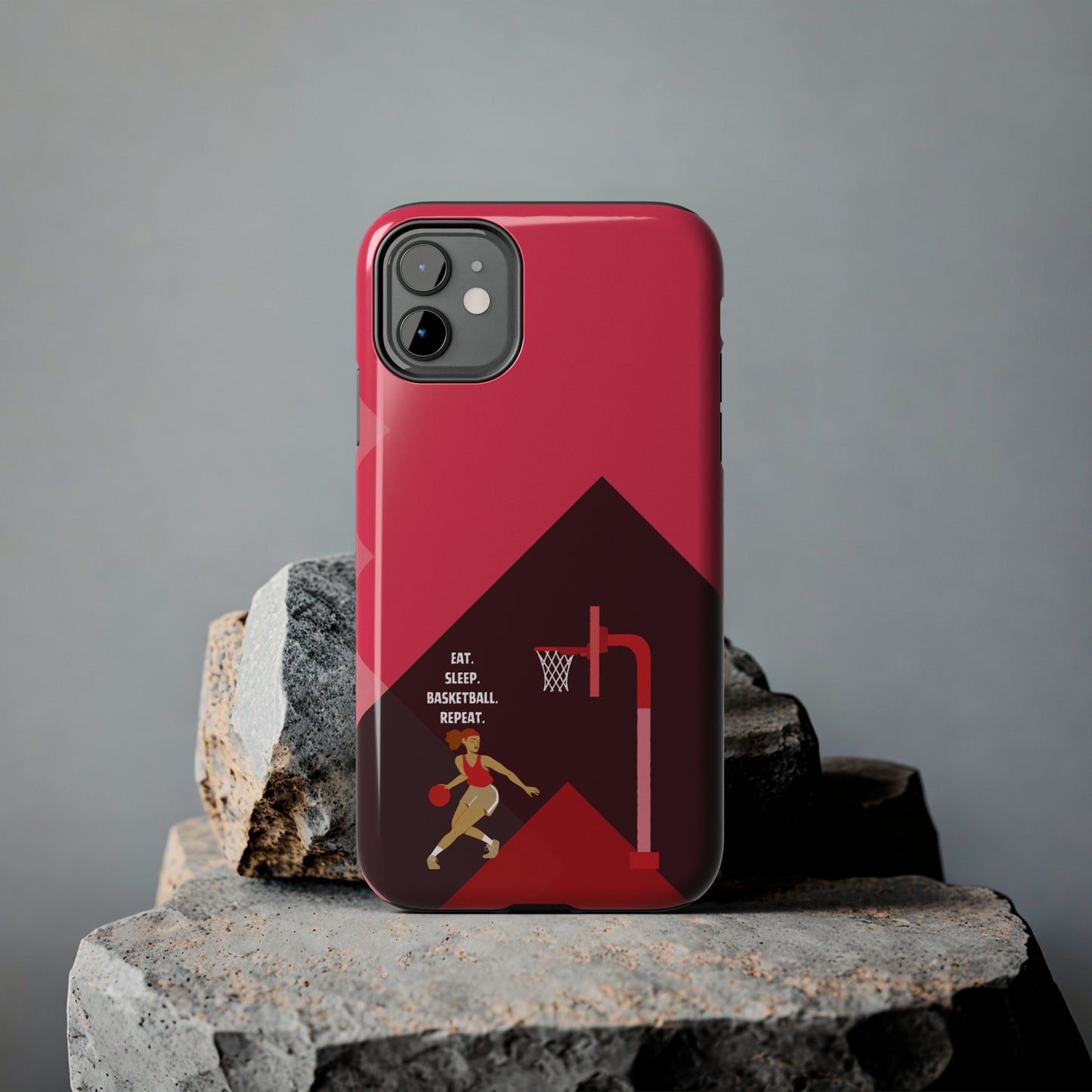 Red Basketball Girl | Mostly iPhone Cases | MIC