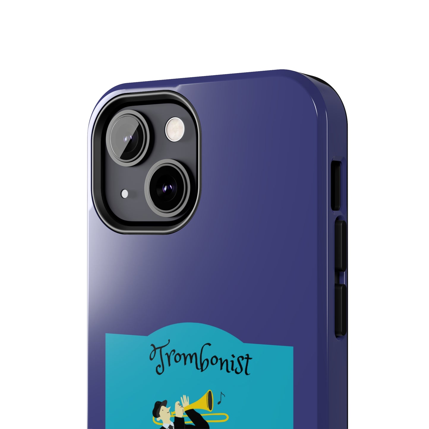 Blue Trombone Man | Mostly iPhone Cases | MIC