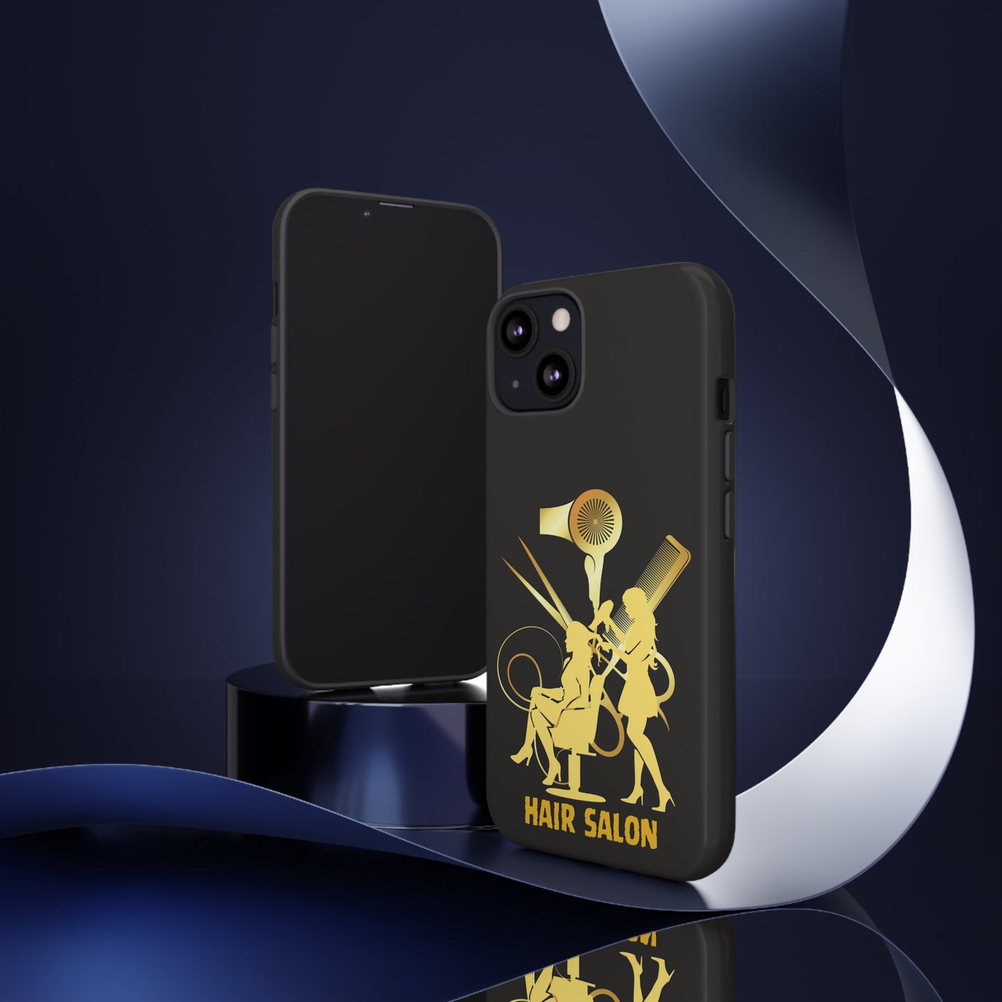 Black and Gold Hair Salon | Mostly Android Phone Cases | MAC