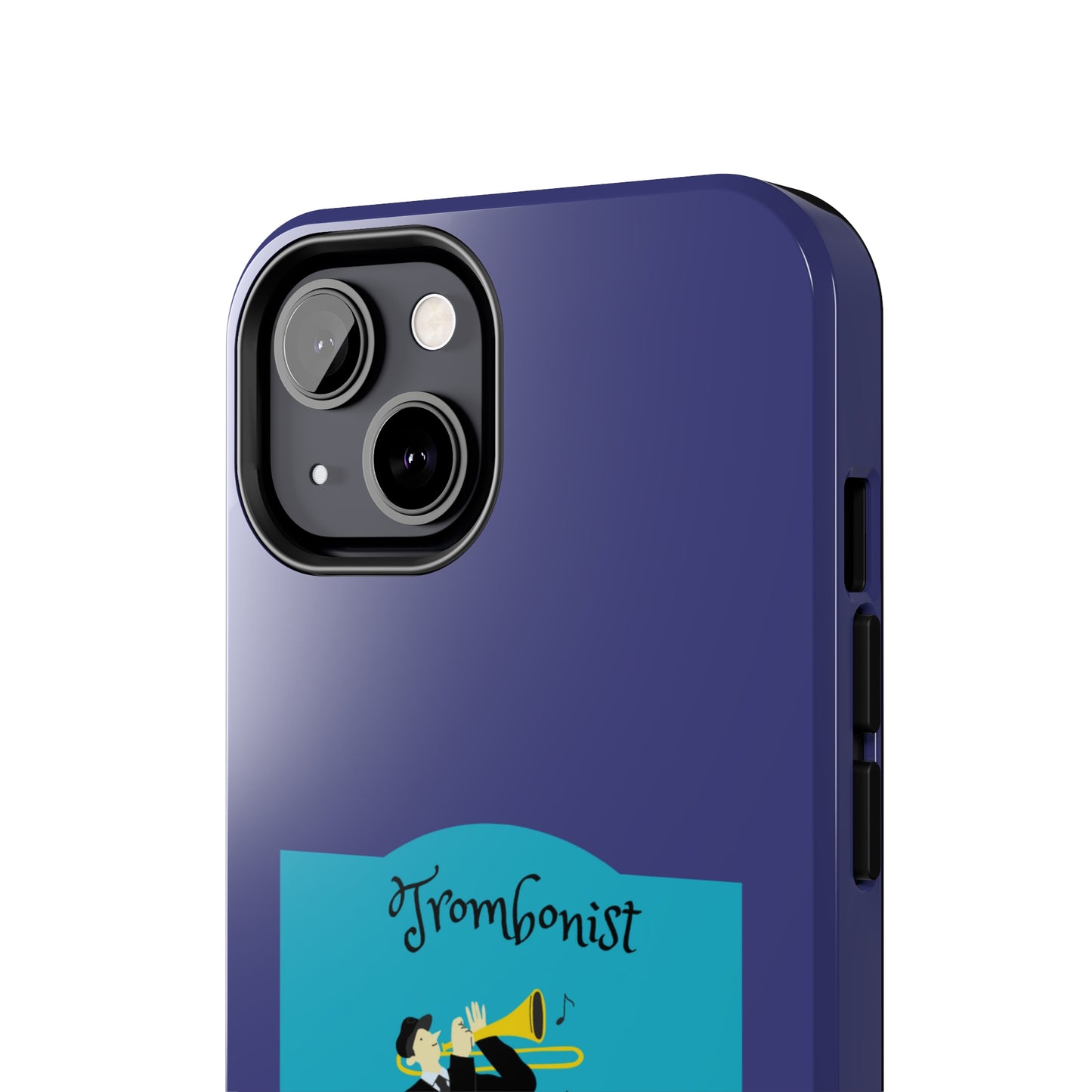 Blue Trombone Man | Mostly iPhone Cases | MIC