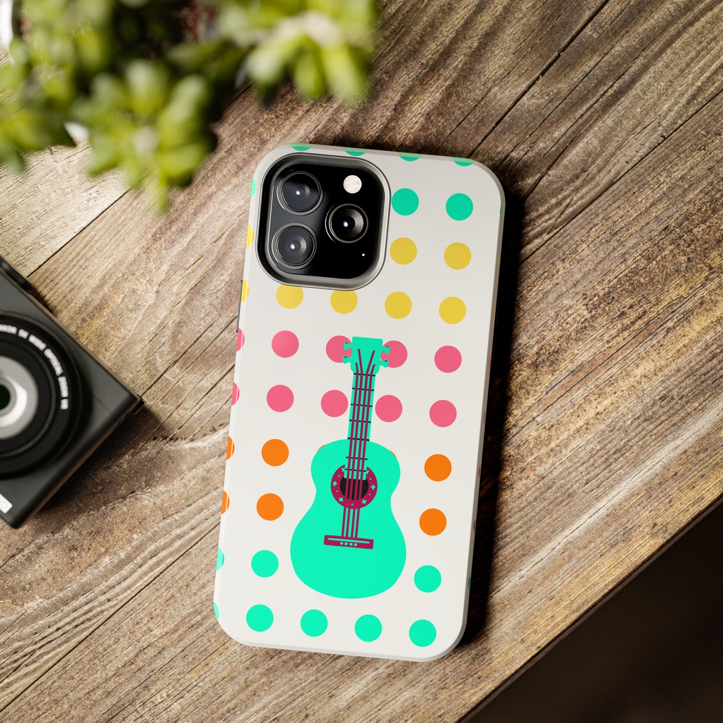 Guitar on Candy Buttons | Mostly iPhone Cases | MIC