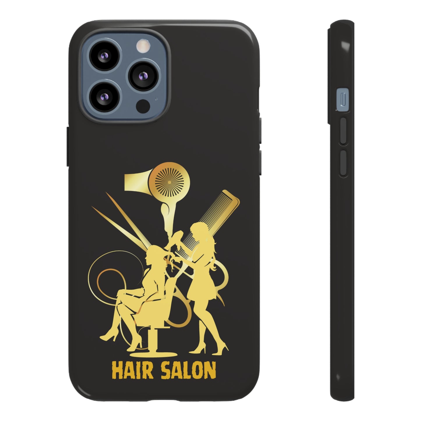 Black and Gold Hair Salon | Mostly Android Phone Cases | MAC