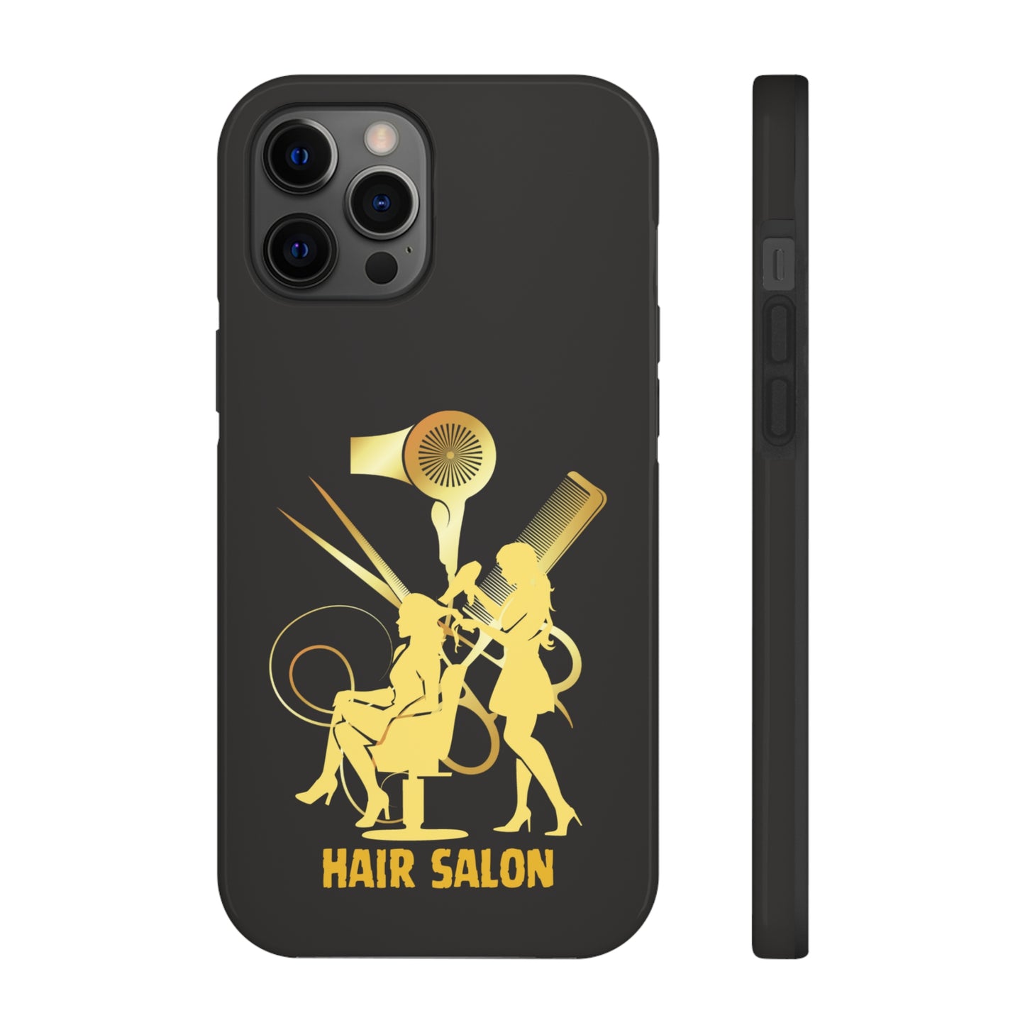 Black and Gold Hair Salon | Mostly iPhone Cases | MIC