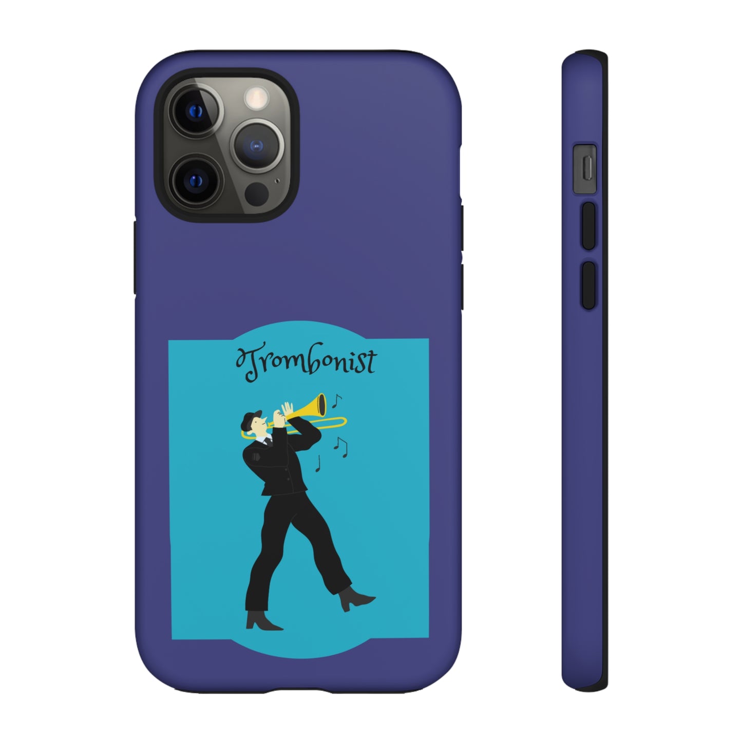 Blue Trombone Man | Mostly Android Cases | MAC